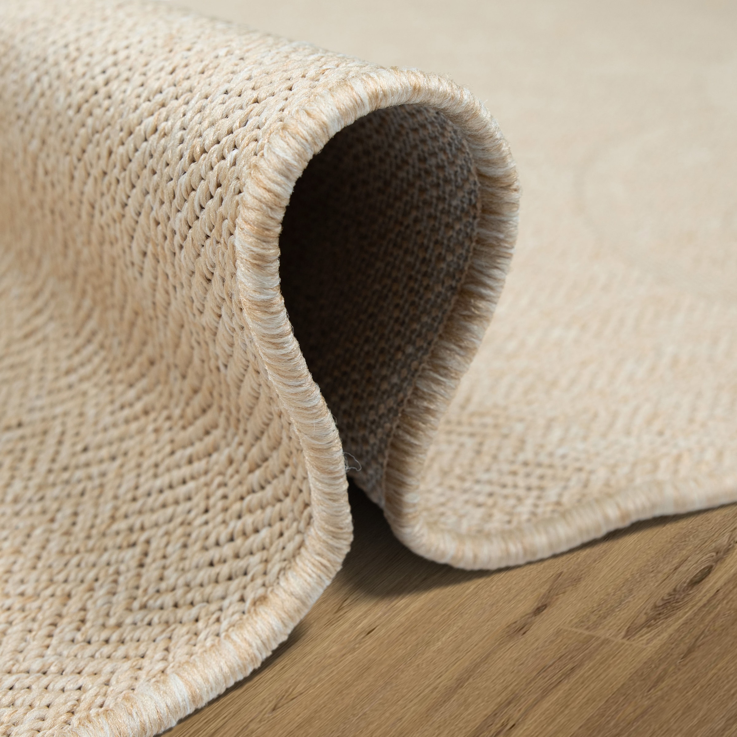 GOODproduct Läufer »Lieblingsplatz, mit Schriftzug, In- und Outdoor geeignet« rechteckig 5 mm Höhe Wetterfest, UV-beständig, Küchenläufer, Camping, Balkon