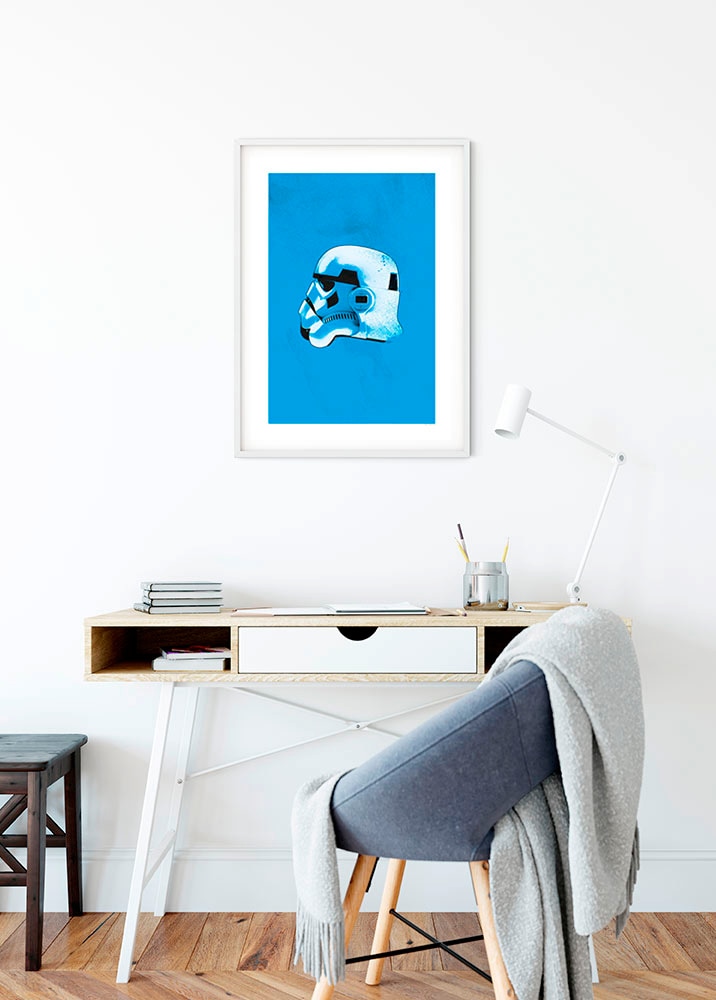 Komar Bild »Star Wars Classic Helmets Stormtrooper«, Star Wars, (1 St.), Wandbild zur Dekoration im Kinderzimmer - ohne Rahmen