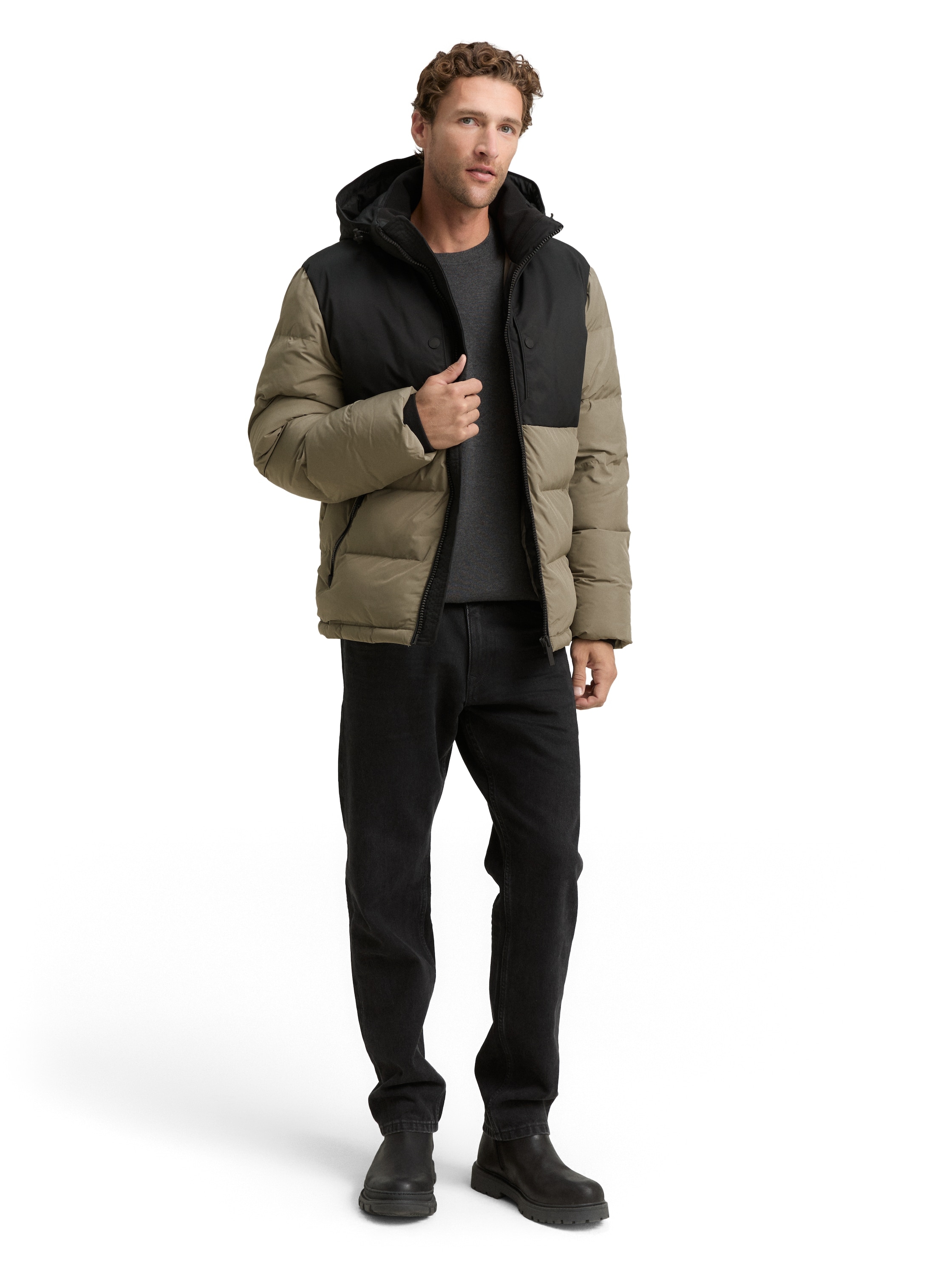 TOM TAILOR Veste matelassée mit Kapuze mit Kapuze