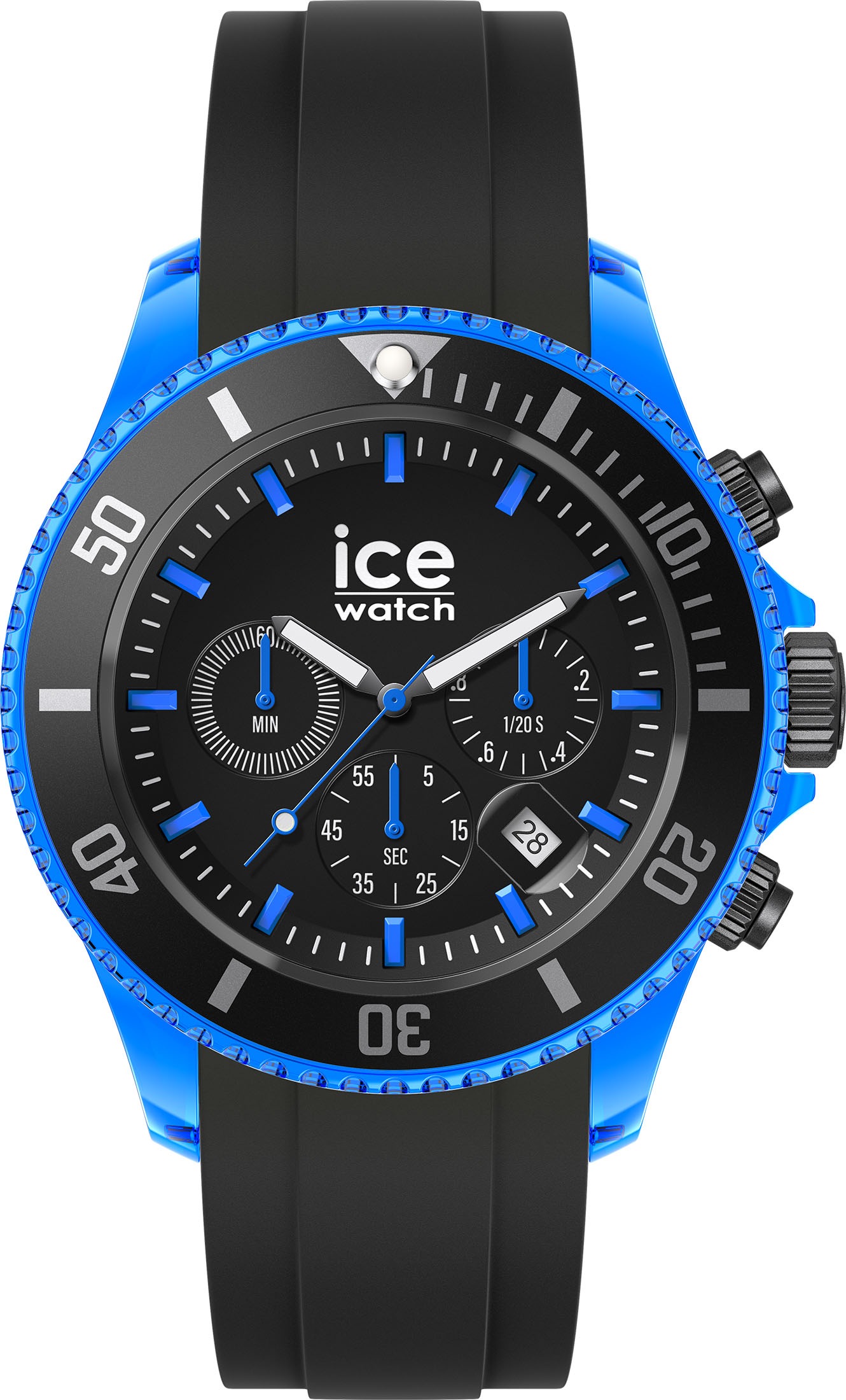 Image of ice-watch Chronograph »ICE chrono - Black blue - Extra large - CH, 019844« bei Ackermann Versand Schweiz