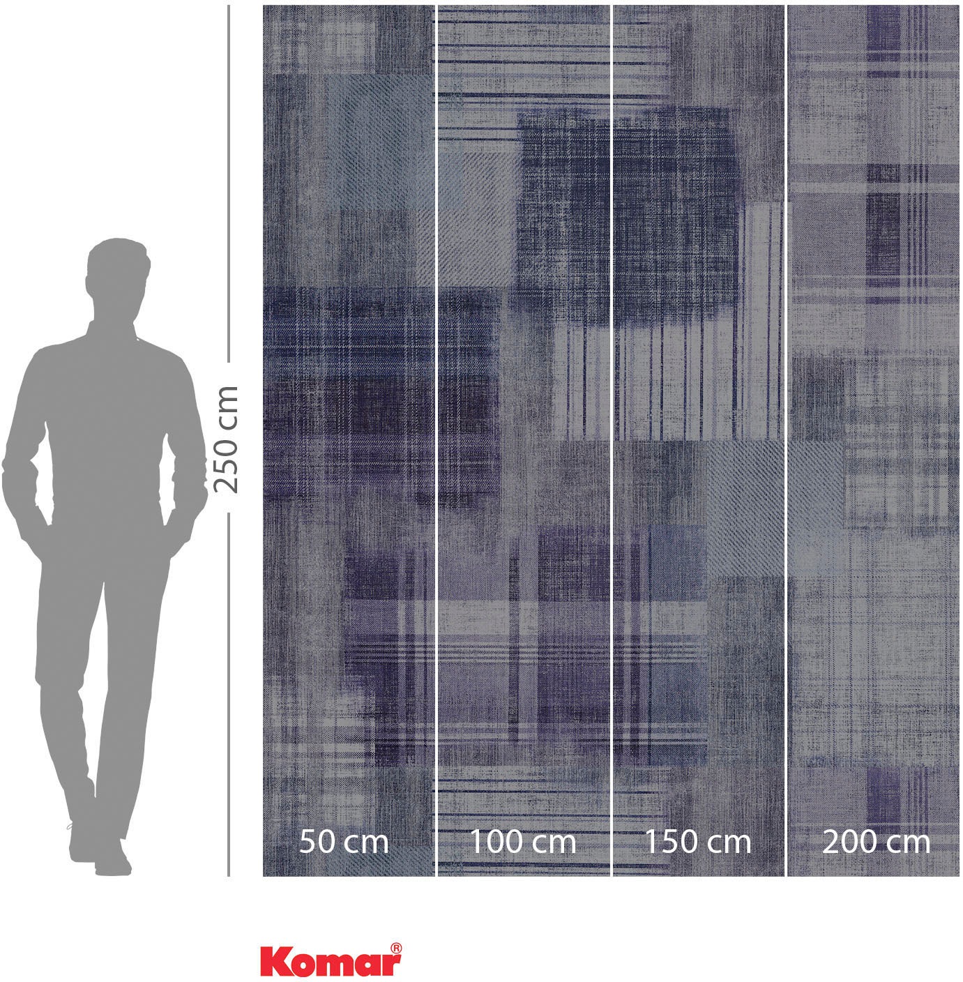 Komar Vliestapete »Digitaldruck Vlies - Unique Unity - Grösse 200 x 250 cm«, bedruckt, Wohnzimmer, Schlafzimmer