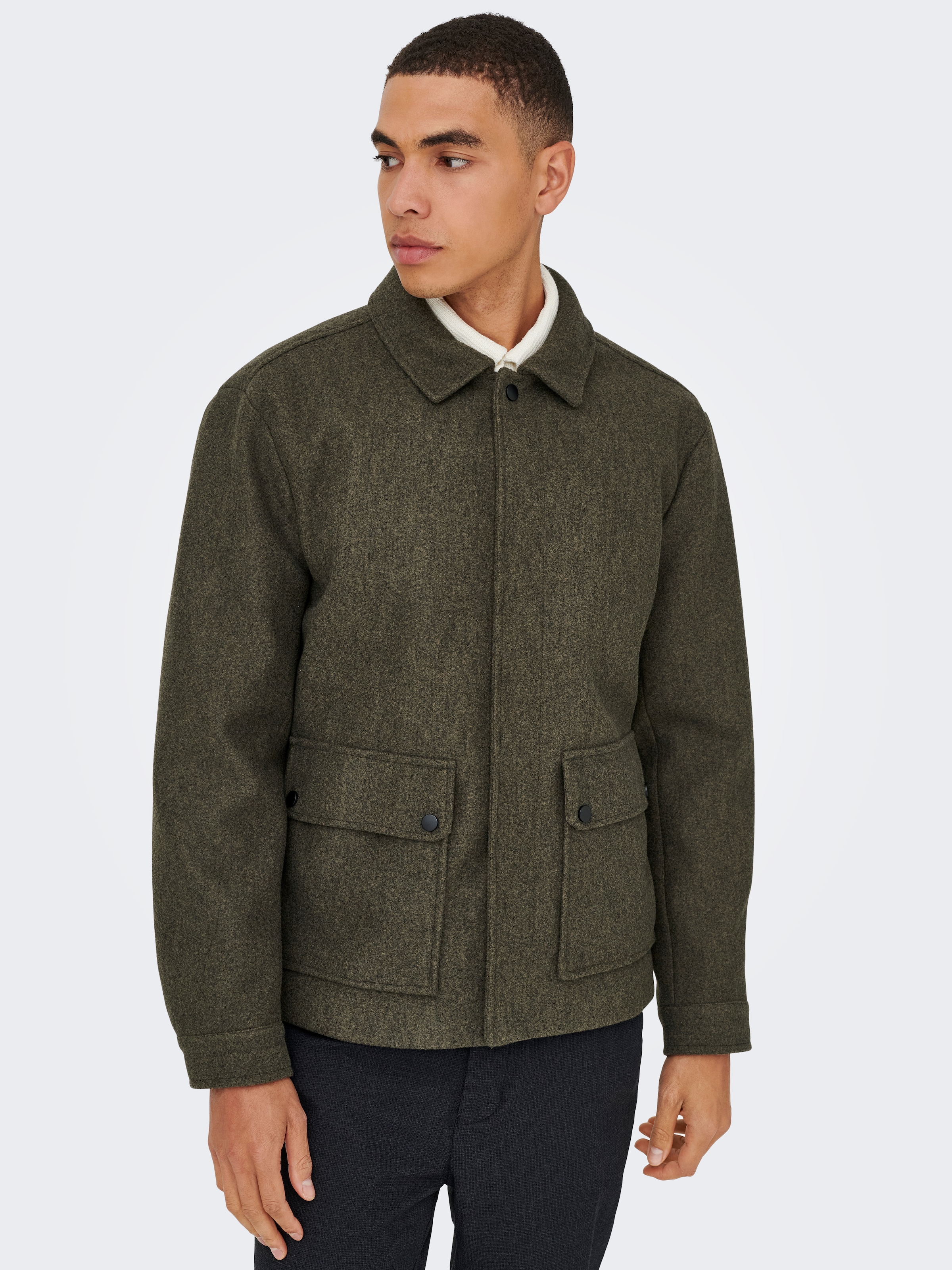 Image of ONLY & SONS Hemdjacke "ONSCONNOR LIFE JACKET OTW"