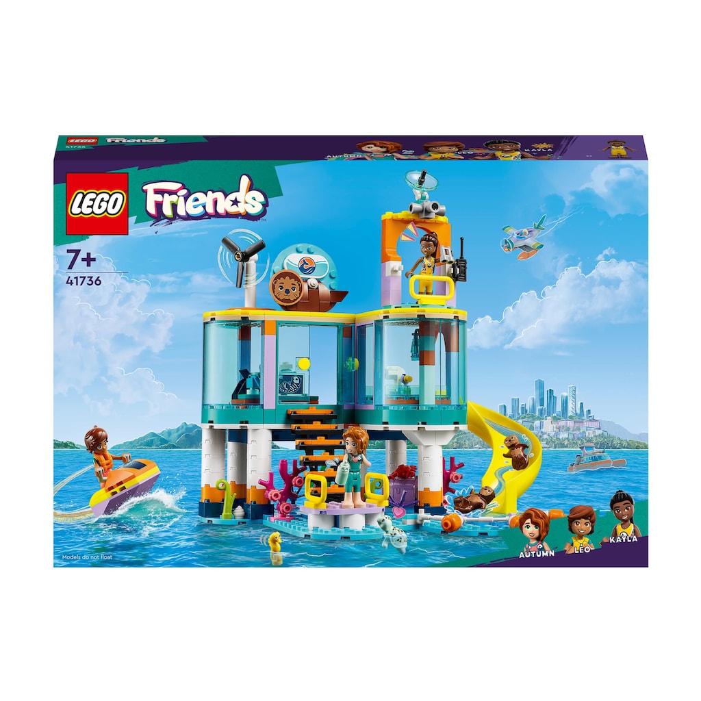 LEGO® Spielbausteine »Friends Seerettungszentrum 41«, (376 St.)