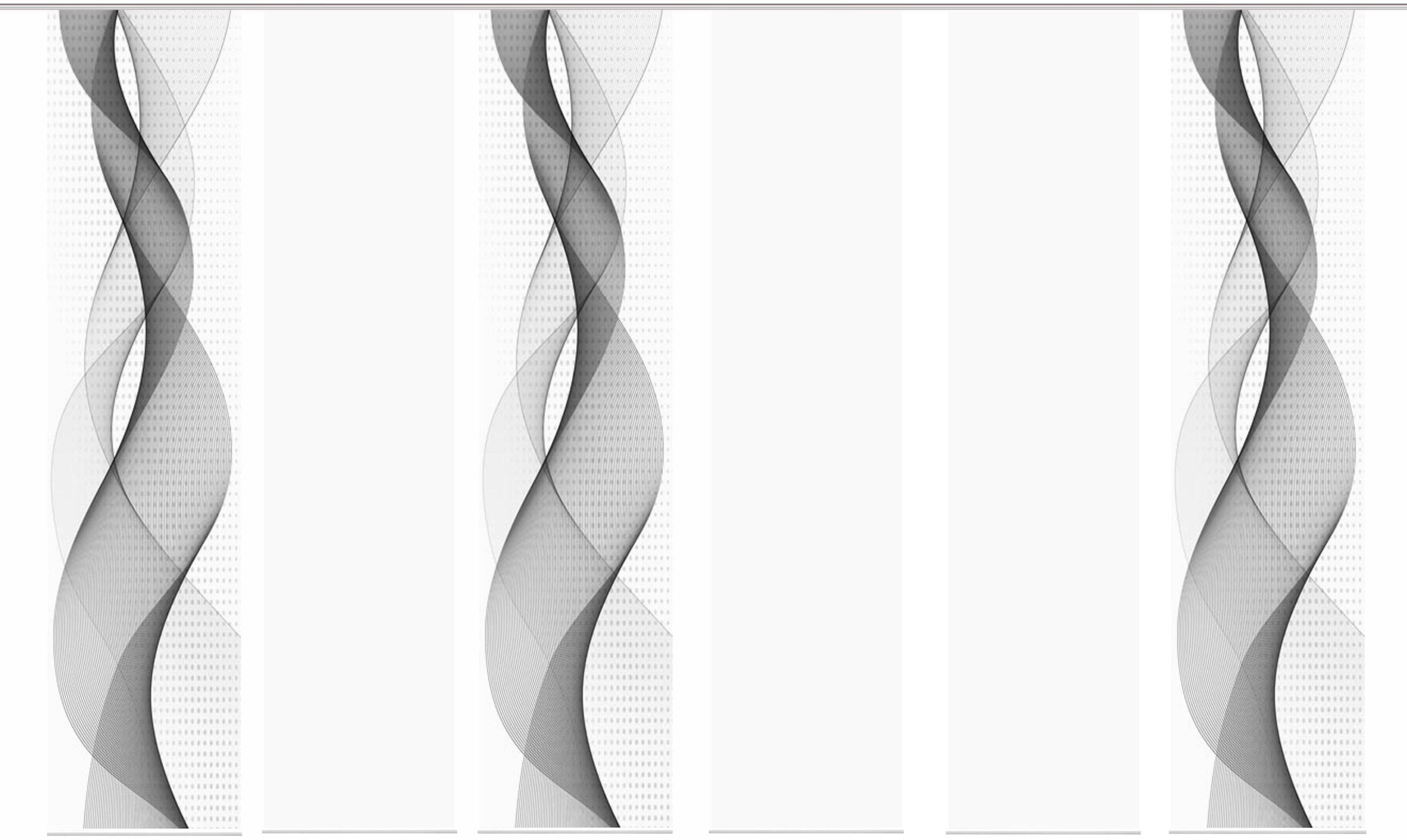 HOME WOHNIDEEN Schiebegardine »OPALIA 6ER SET« Paneelwagen 6 Stk. tlg. HxB: 245x60