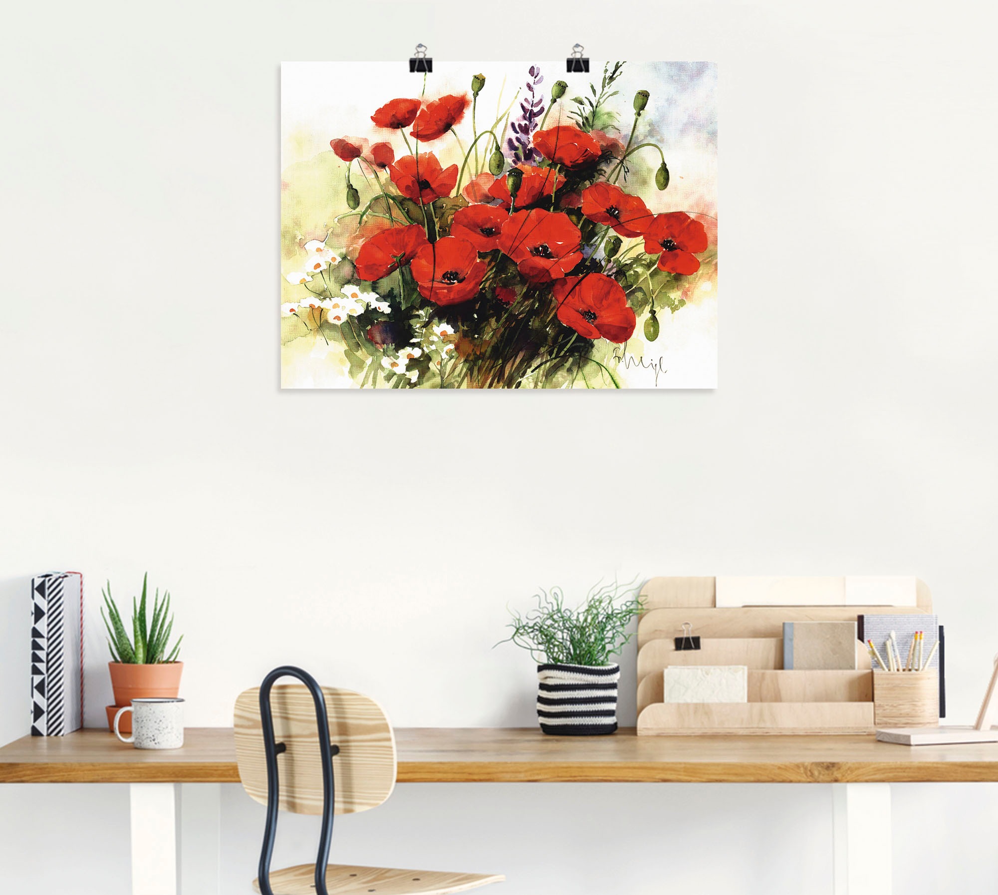 Artland Wandbild »Blumen Zusammenstellung III« Blumen 1 Stk. tlg. als Leinwandbild, Poster in verschied. Grössen