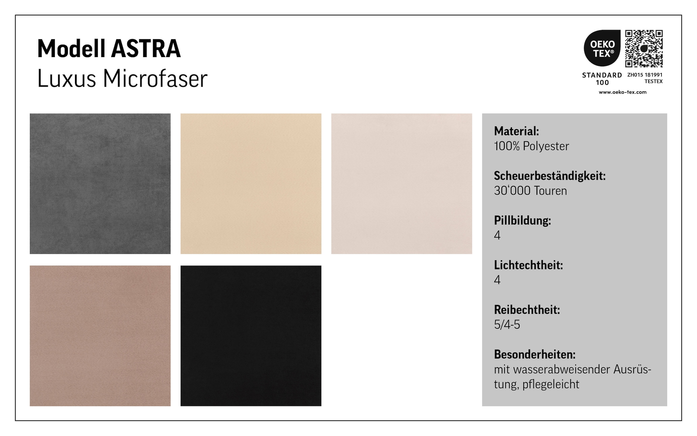 COTTA Ecksofa »Astra L-Form, B: 300 cm« mit Kopfteilverstellung, optional Bettfunktion & Bettkasten