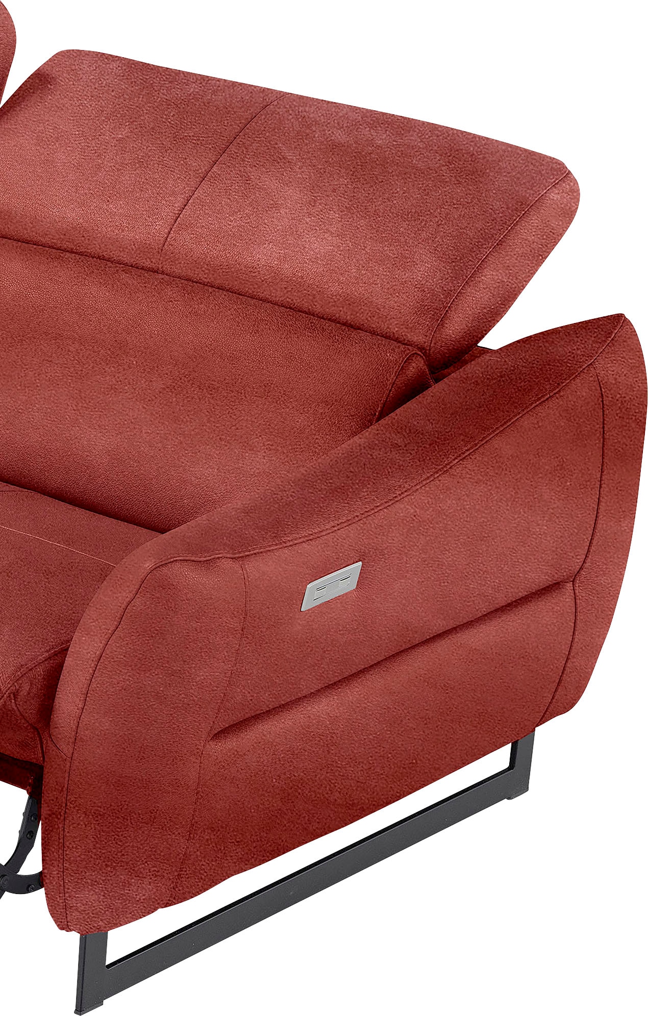 Egoitaliano 2,5-Sitzer »Dafne, elegantes Designsofa mit hohem Sitzkomfort«, mit und ohne elektrischer Relaxfunktion, Kopfteile manuell verstellbar