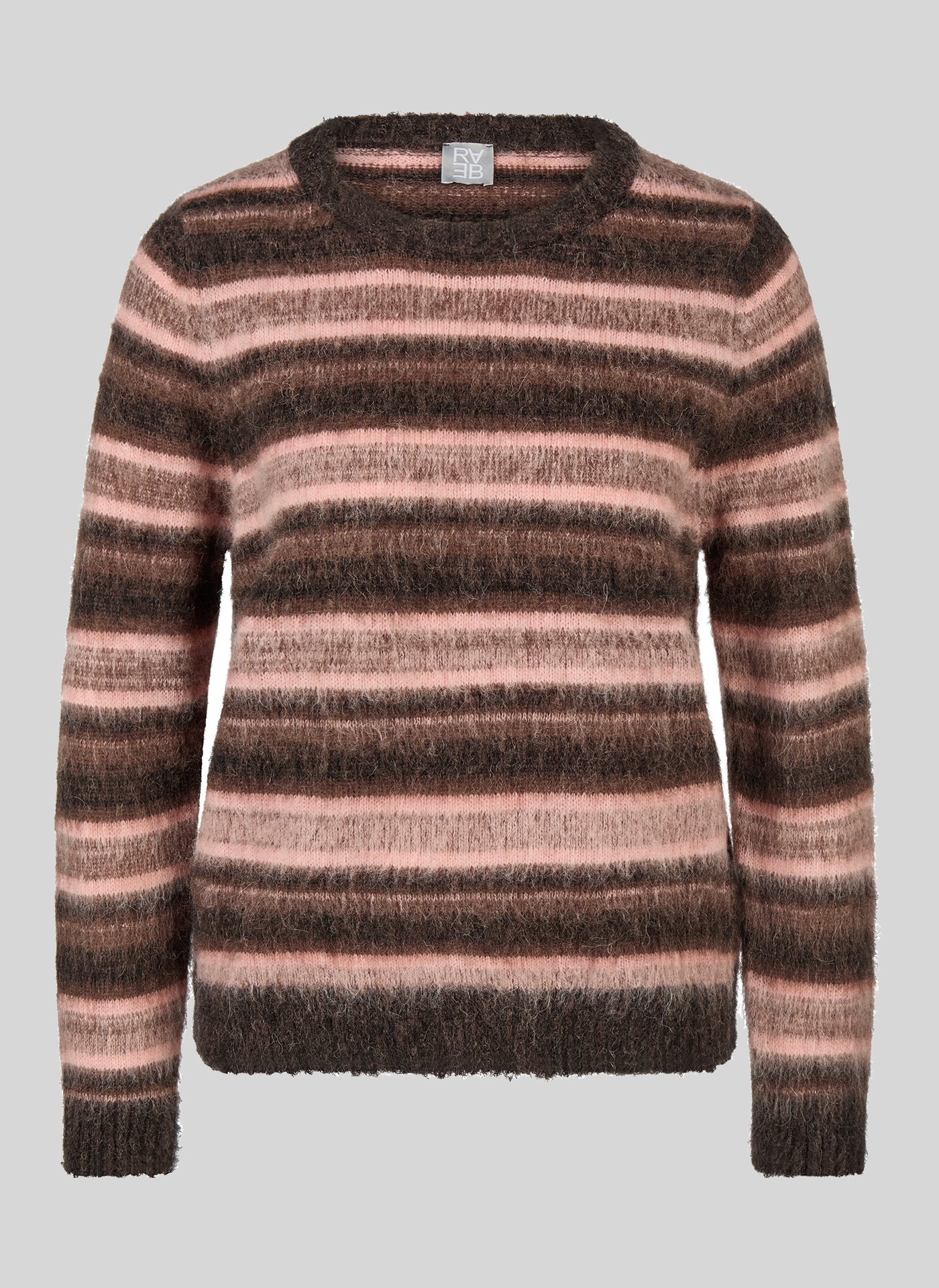 Rabe Wollpullover Langarm im Streifenlook / mit Wolle