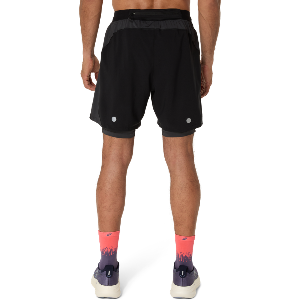 Asics Laufshorts »ROAD 2-N-1 7IN SHORT«  2-in-1 Design, mit Eingrifftaschen, sportlicher Stil