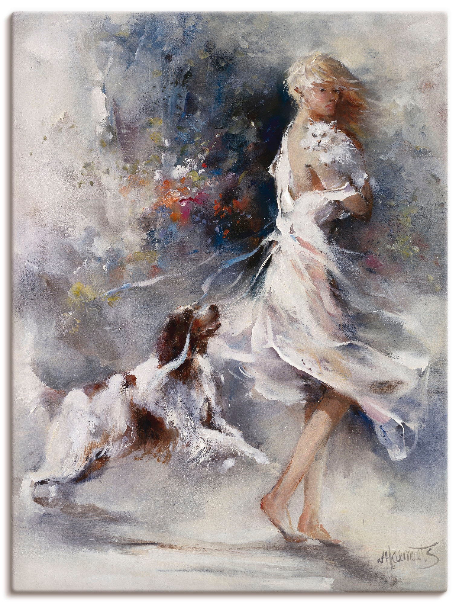 Image of Artland Wandbild »Rivalität«, Frau, (1 St.), in vielen Grössen & Produktarten -Leinwandbild, Poster, Wandaufkleber / Wandtattoo auch für Badezimmer geeignet bei Ackermann Versand Schweiz