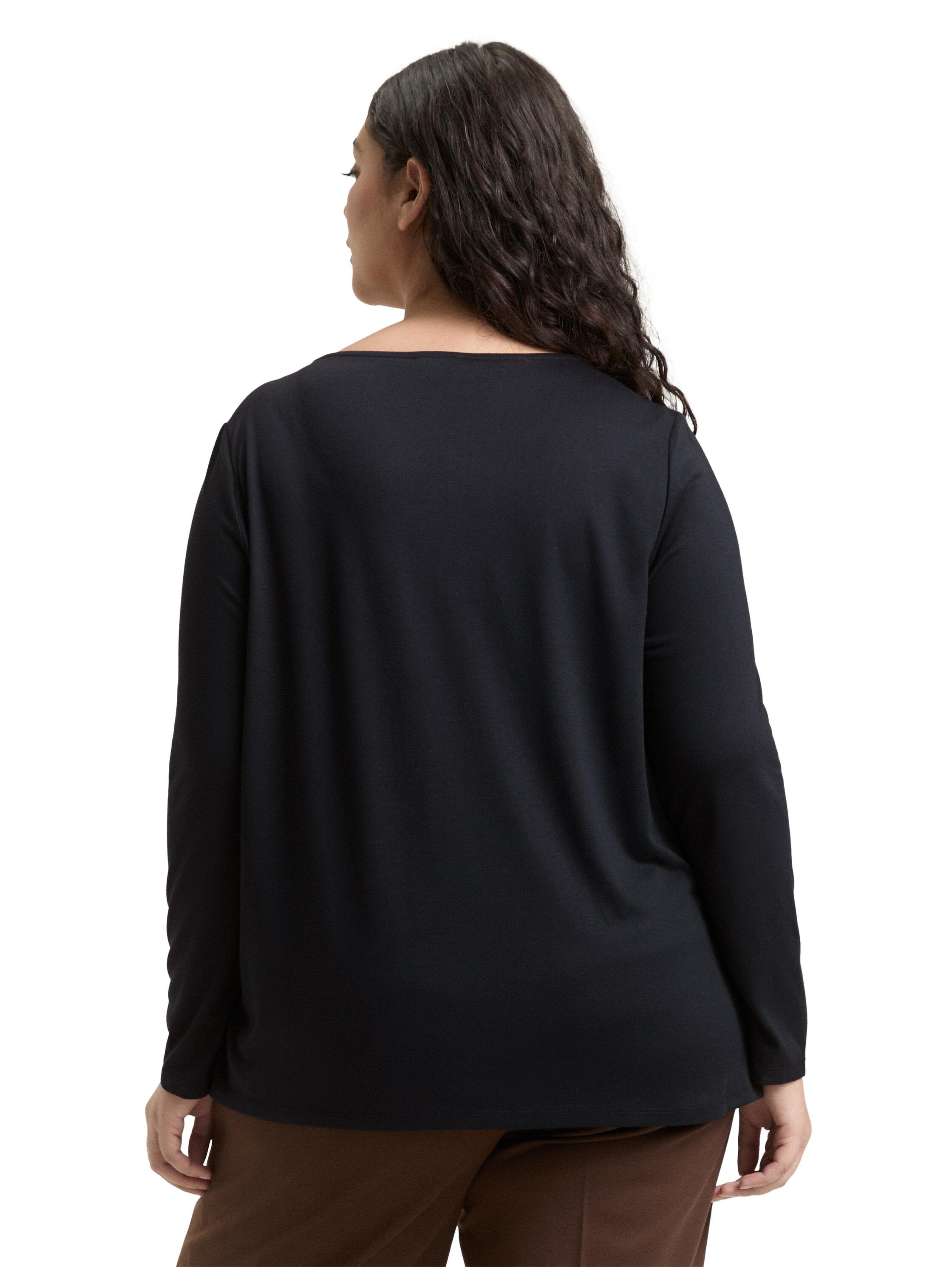 TOM TAILOR PLUS T-shirt à manches longues mit Animal Print