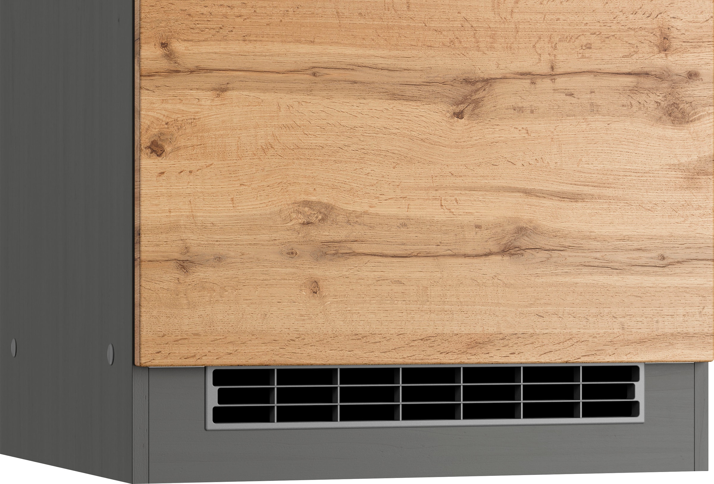 KOCHSTATION Armoire d'encastrement pour four »KS-Riesa« Largeur 60 cm, façades MDF