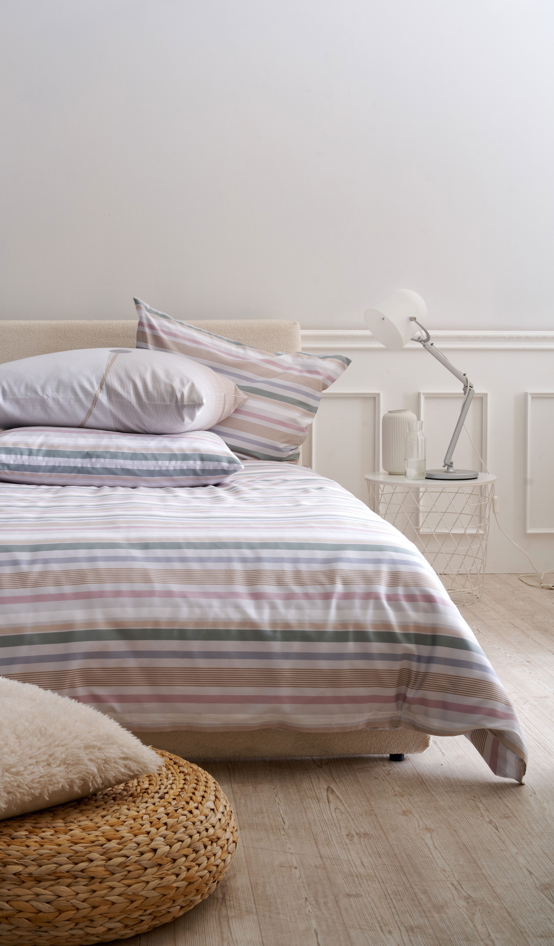 APELT Linge de lit »Giro« 2 cuis motifs graphiques