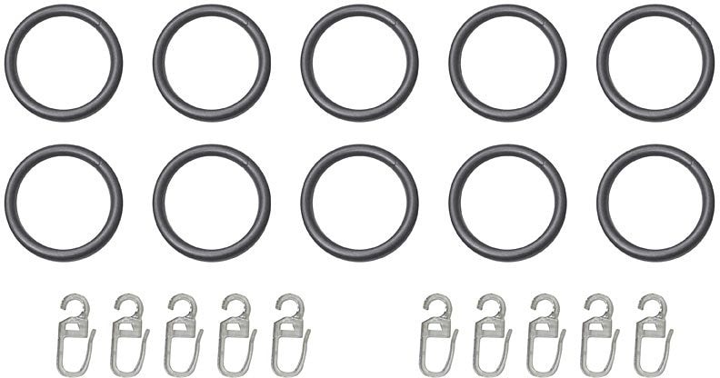 indeko Gardinenring für Vorhangstangen bis Ø 20 mm