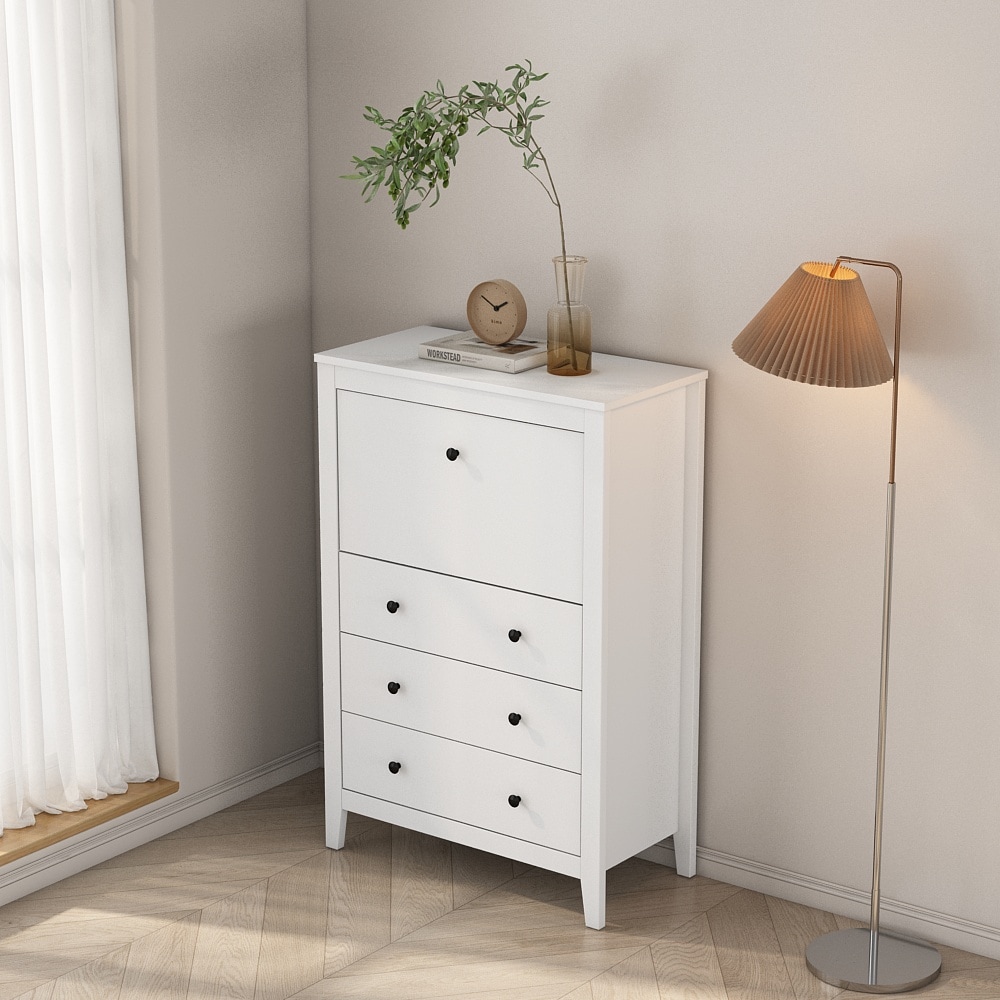 GOODproduct Sekretär im Landhausstil,  (B/T/H): 80/39,5/119,6 cm