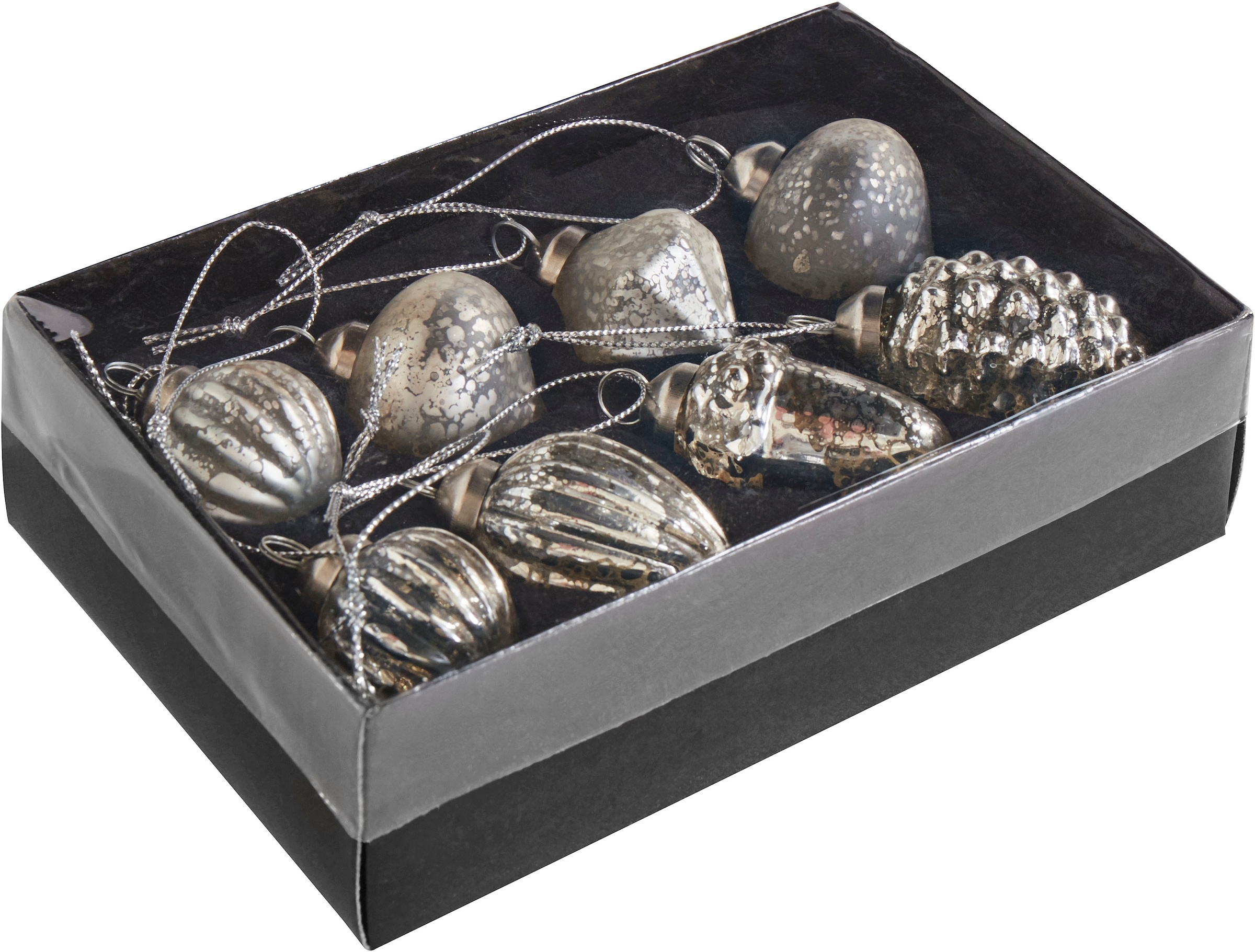 LeGer Home by Lena Gercke Christbaumschmuck »Weihnachtsdeko, Christbaumschmuck«, (Packung, 16 tlg.), aus Glas