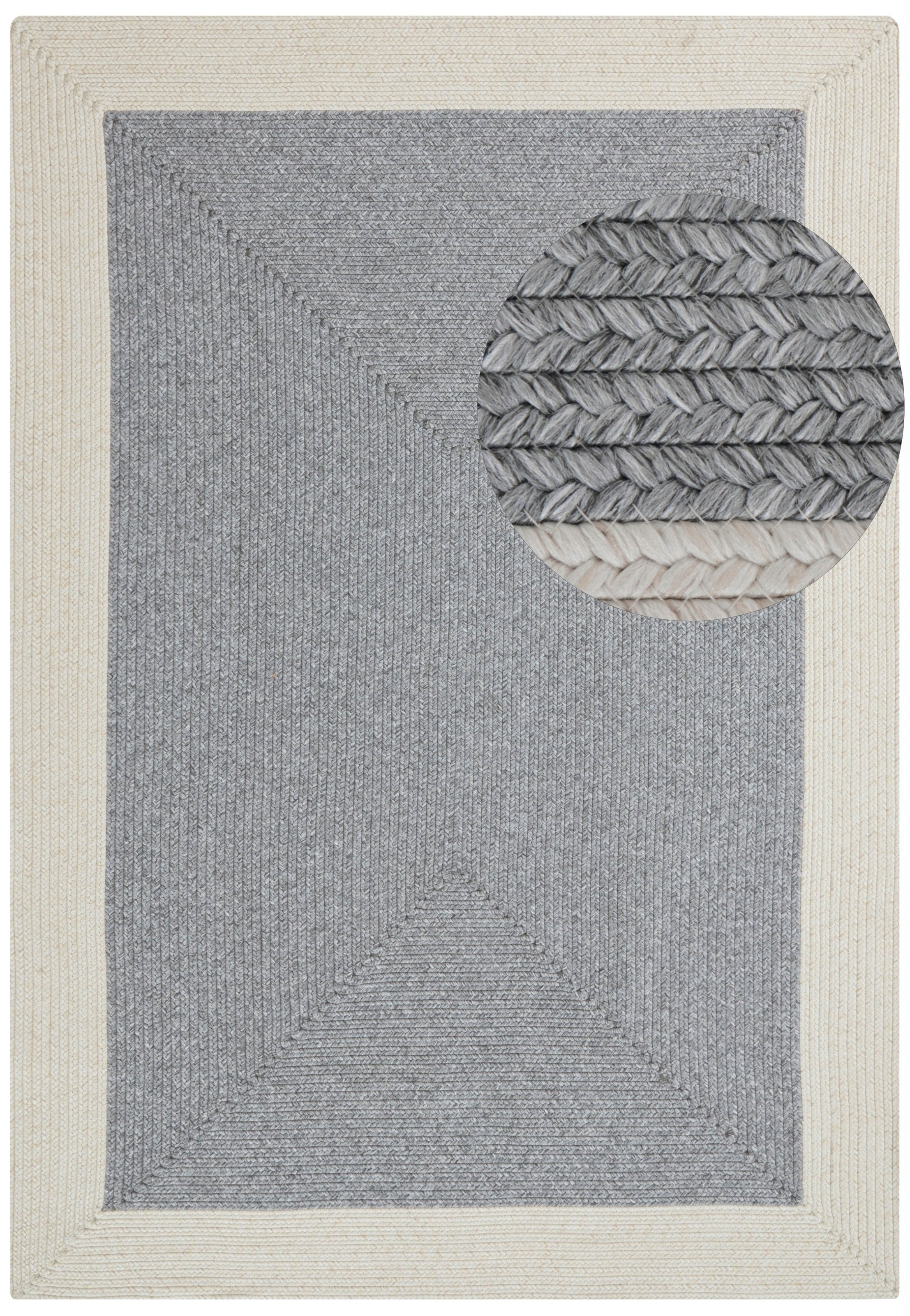 HANSE Home Teppich »Trenzado«, rechteckig, 10 mm Höhe, In- & Outdoor, Handmade-Look, Läufer, Wetterfest, Balkon, Wohnzimmer