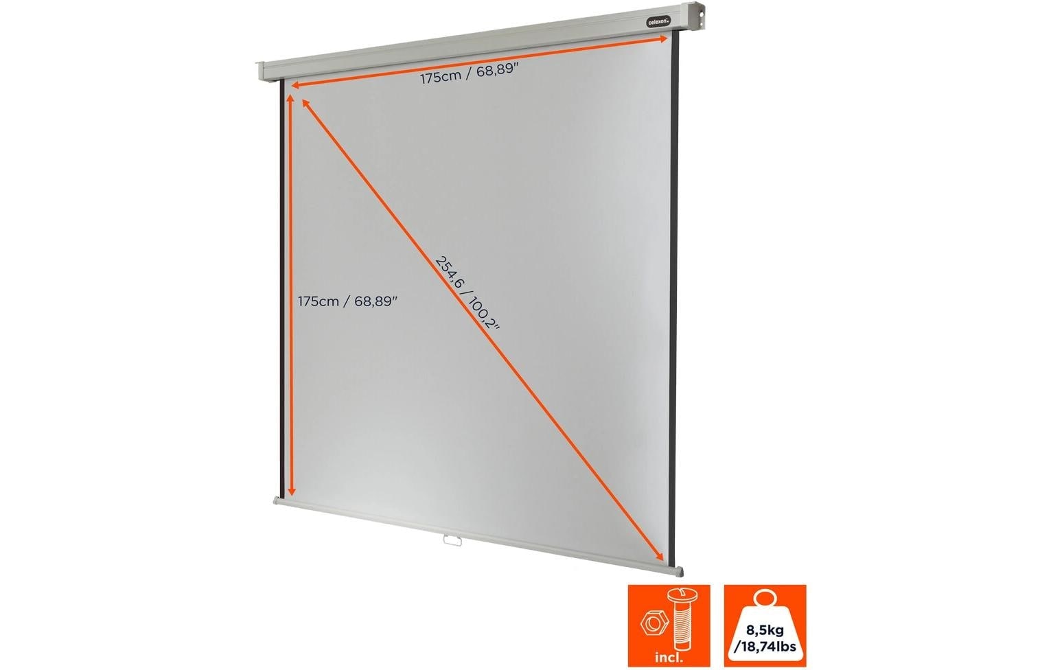 Celexon Rolloleinwand »Pro 180x180cm«