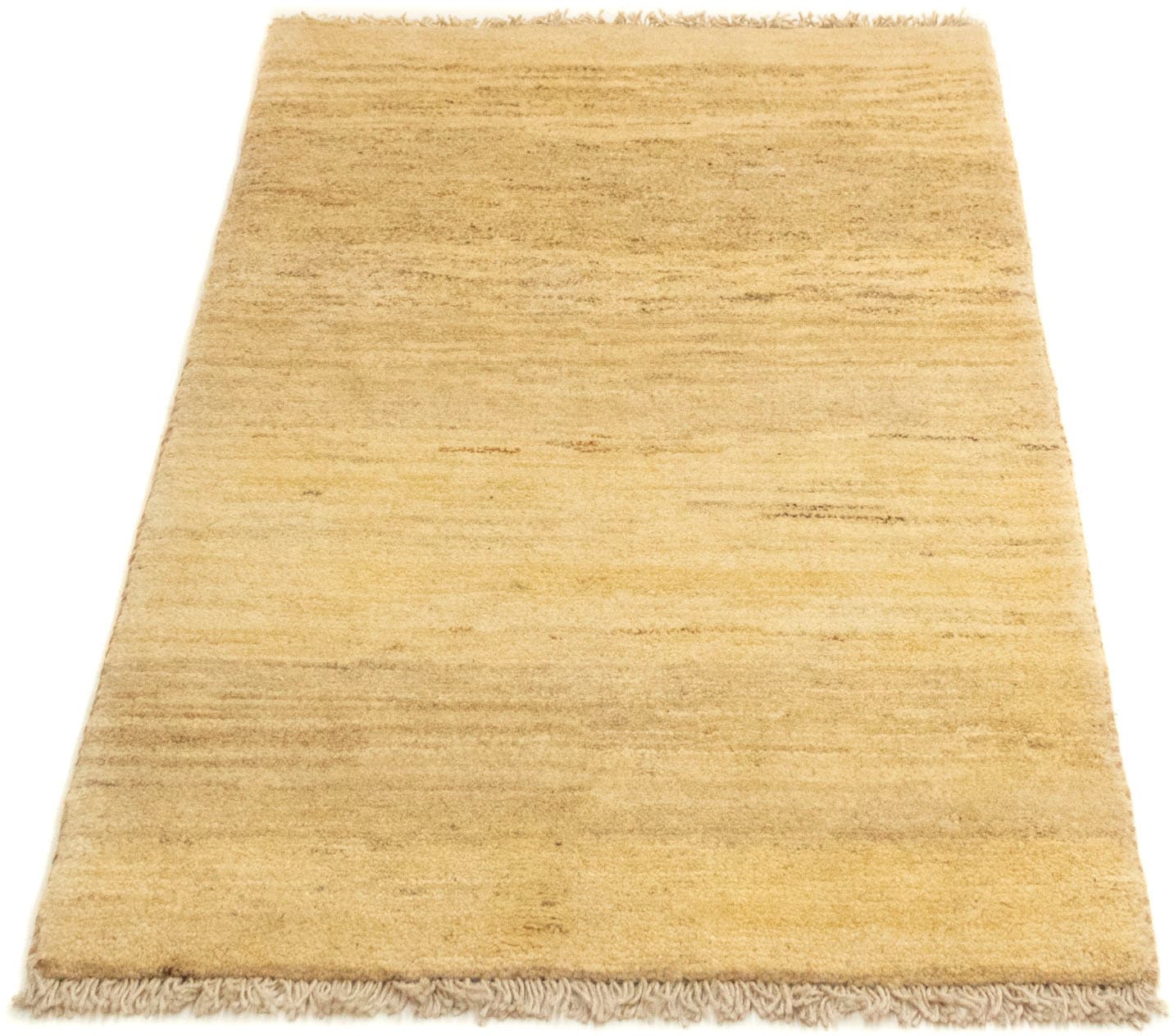 Wollteppich »Gabbeh Teppich handgeknüpft beige«, rechteckig, 18 mm Höhe, handgeknüpft