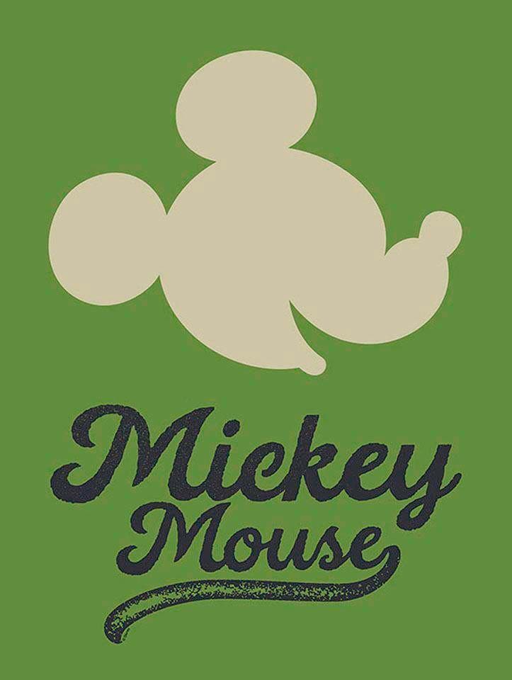 Poster »Mickey Mouse Green Head«, Disney, (1 St.), Kinderzimmer, Schlafzimmer, Wohnzimmer