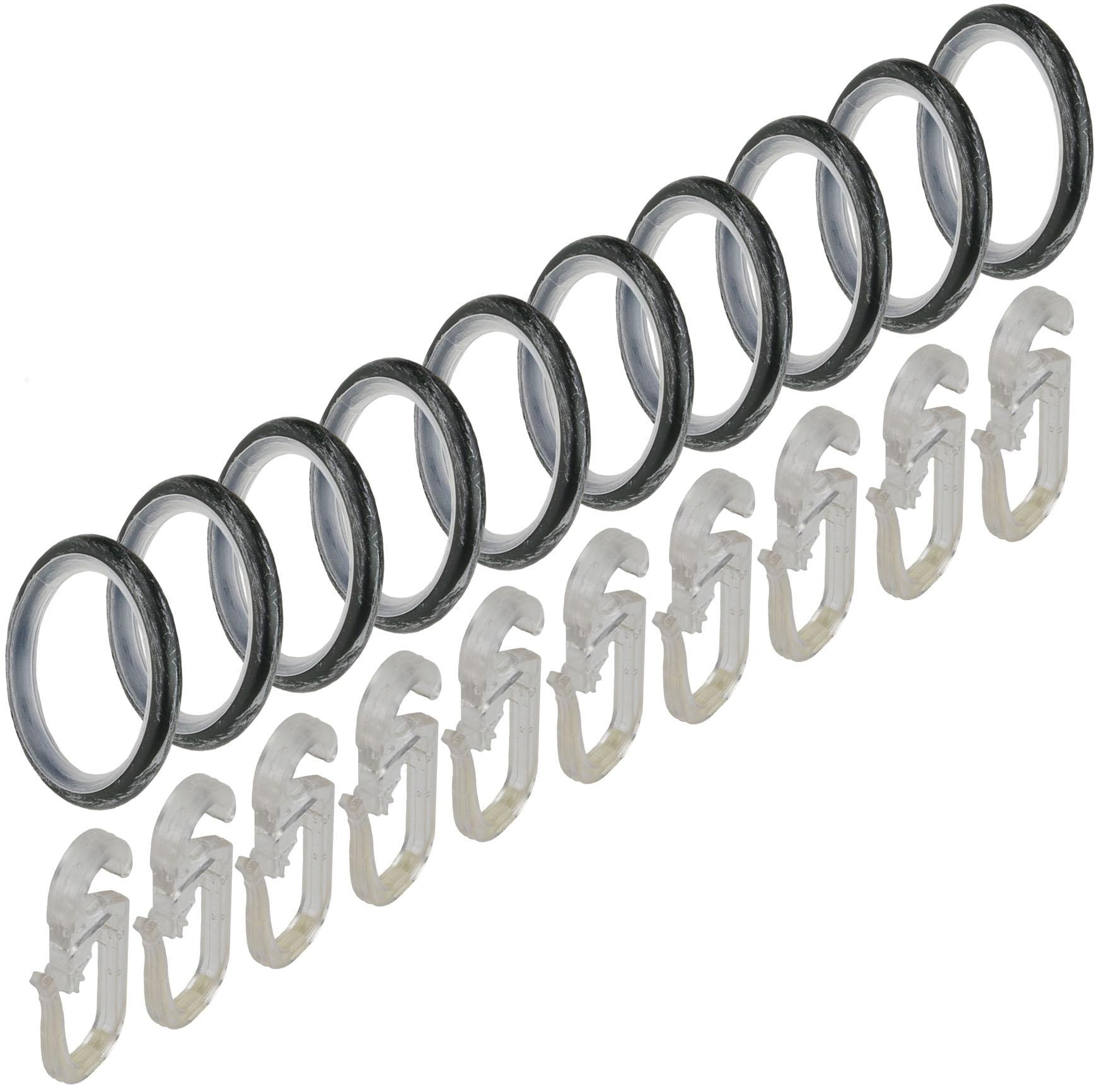 Liedeco Gardinenstange »Esp Kugel«, 1 läufig-läufig, Fixmass, 1-läufig im Fixmass Ø 16 mm