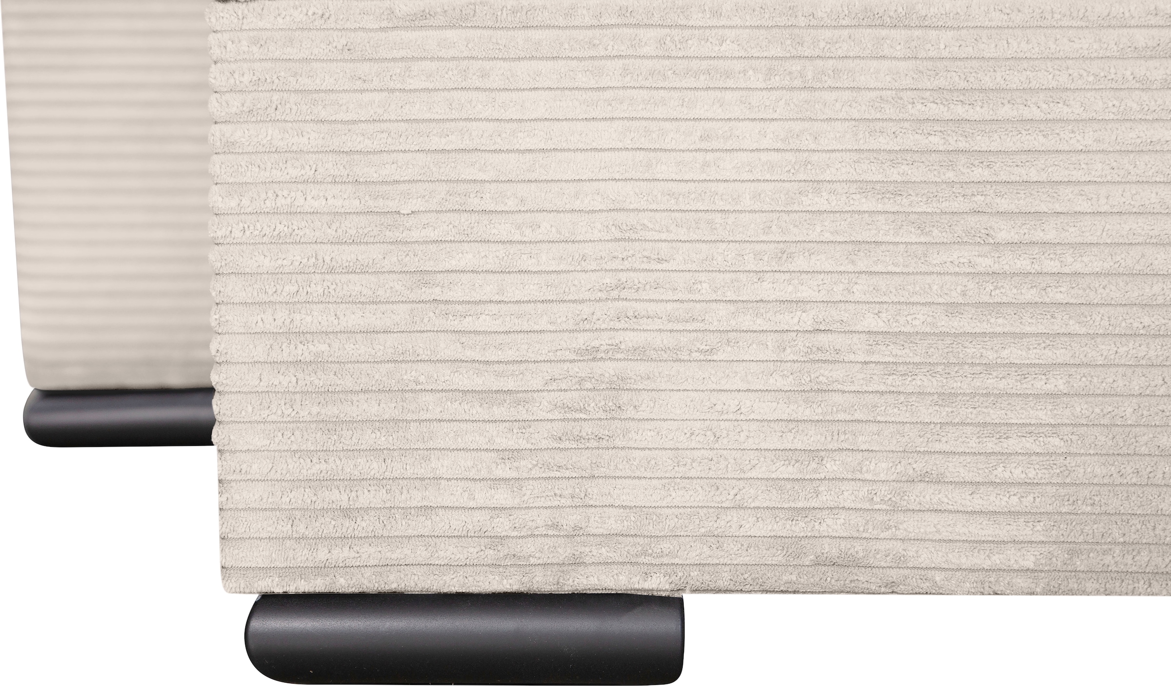COLLECTION AB Wohnlandschaft »XL-Josy U-Form, Breite 313 cm, Cord-/Mix«, inkl. Bettfunktion, Bettkasten, mit 4 gleich grossen Rückenkissen