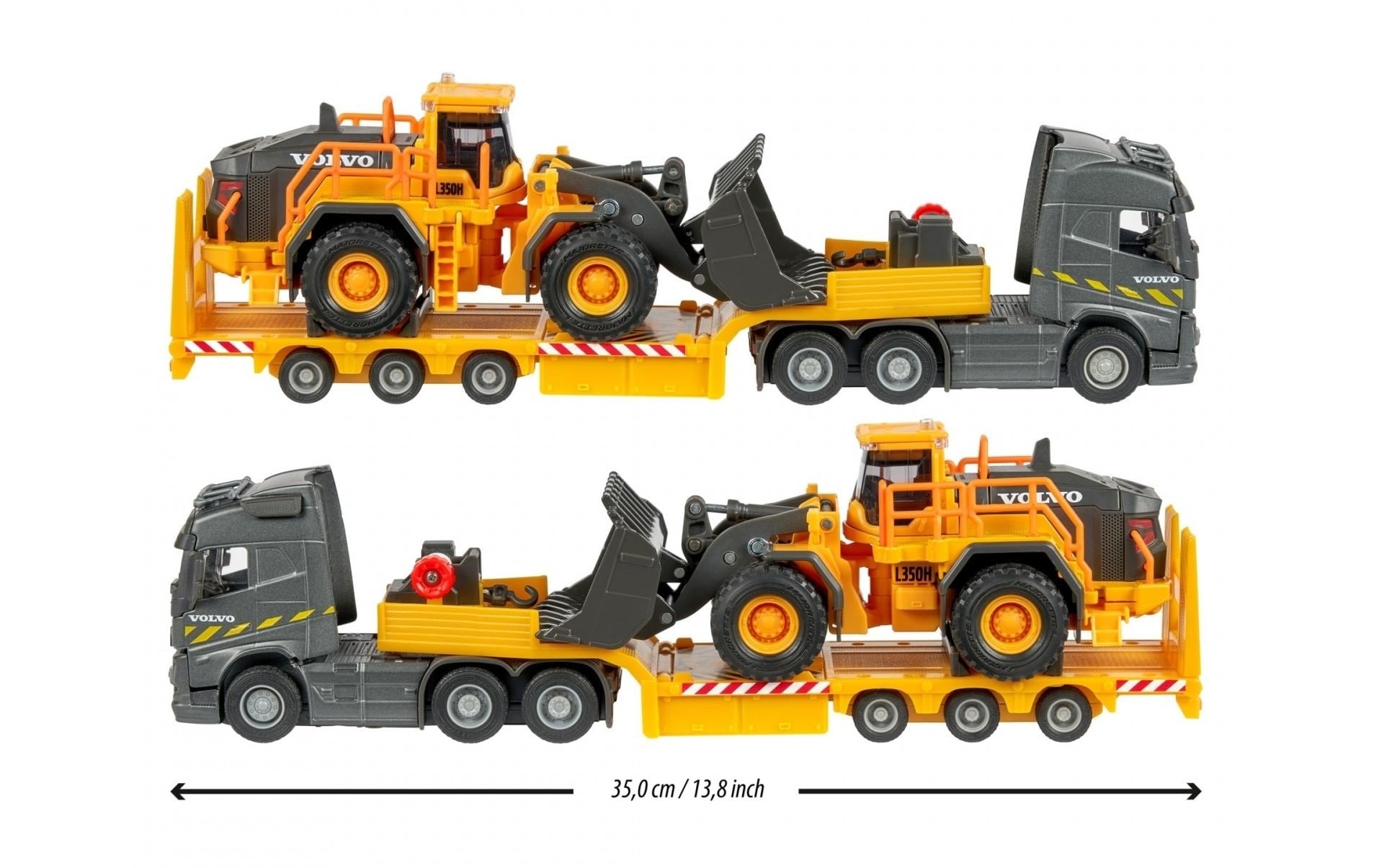majORETTE Spielzeug-LKW »Volvo Truck + Wheel Loader«
