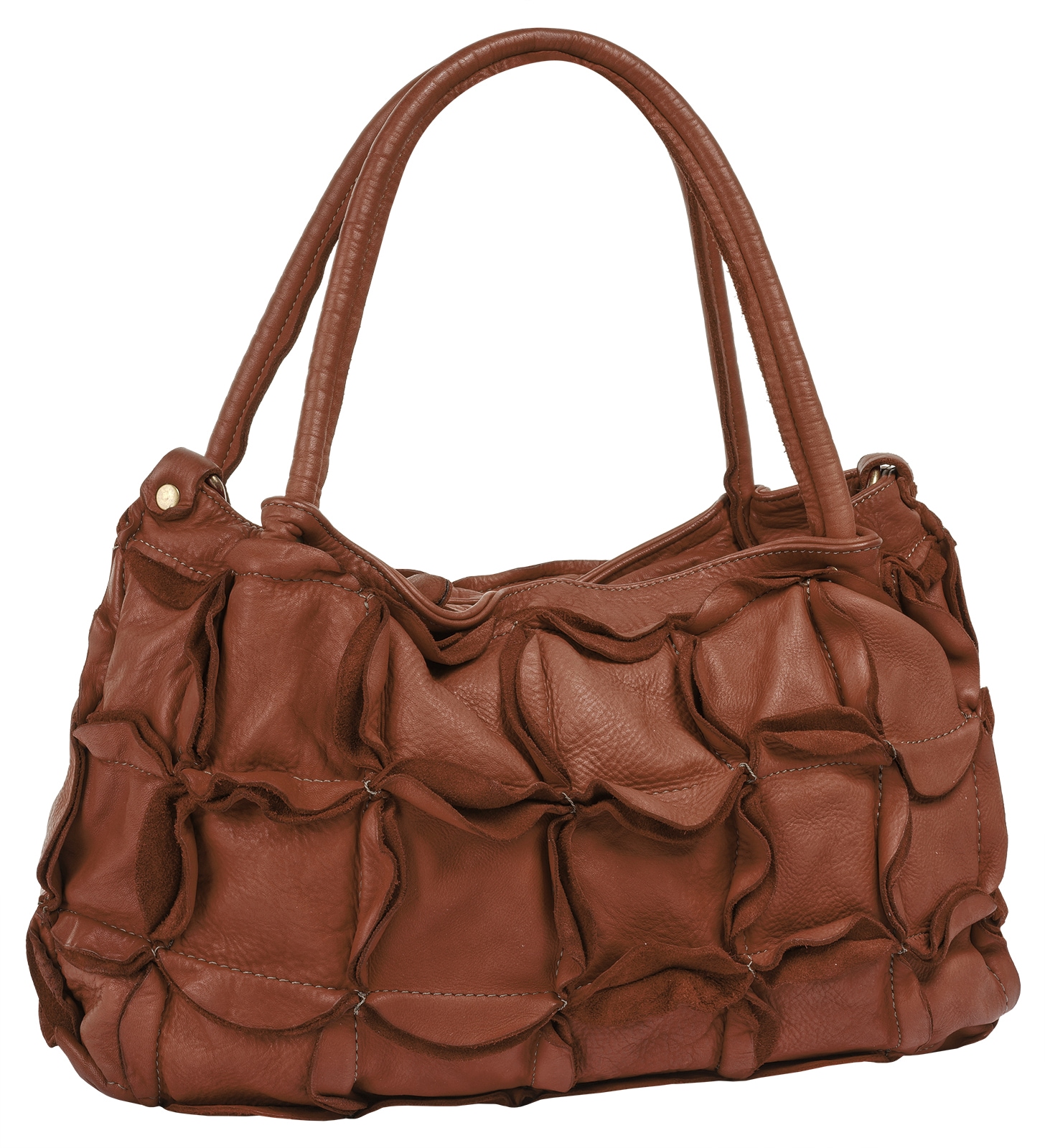 Samantha Look Shopper echt Leder, Made in Italy