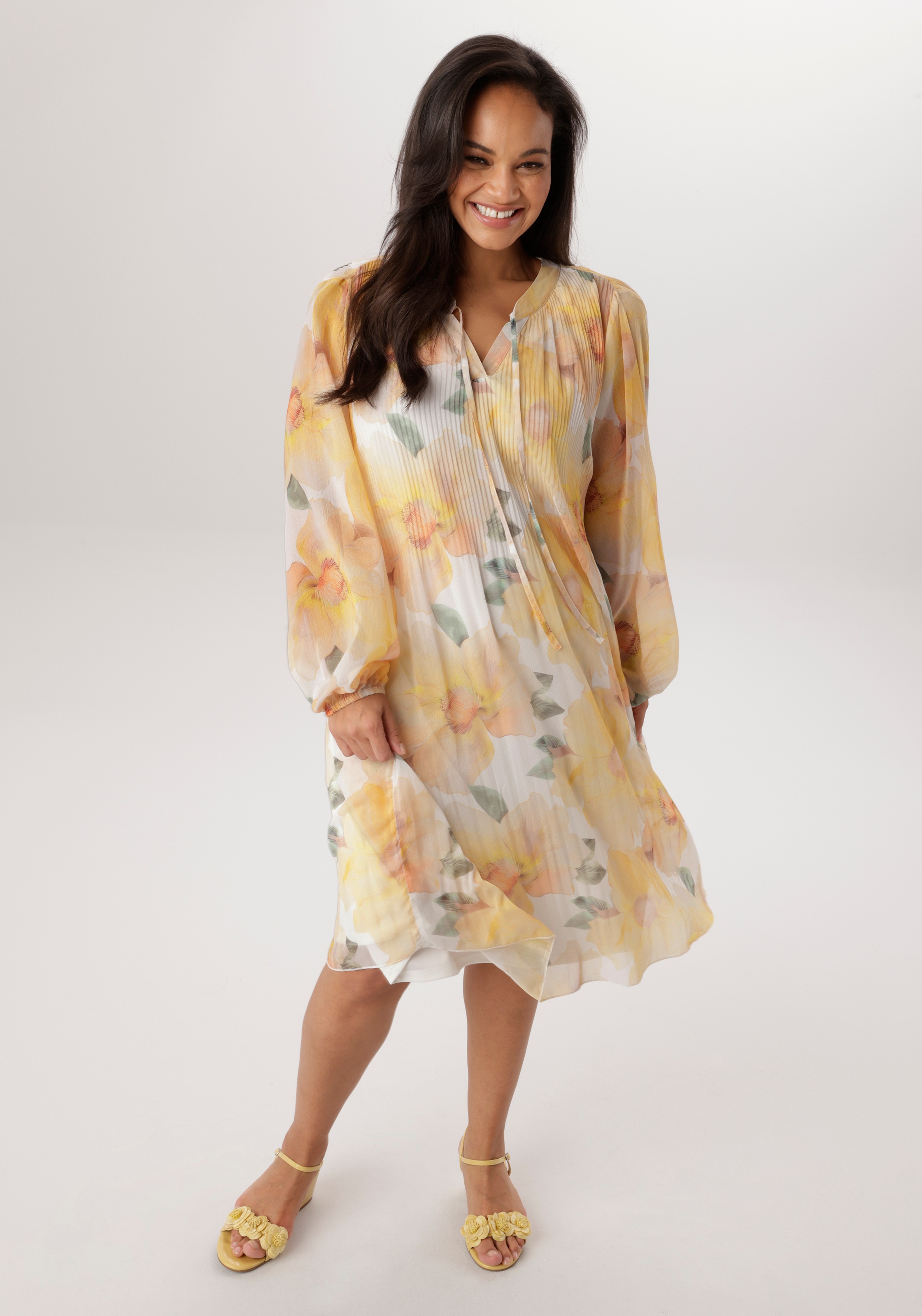 Image of Aniston PLUS Sommerkleid in Alloverprint