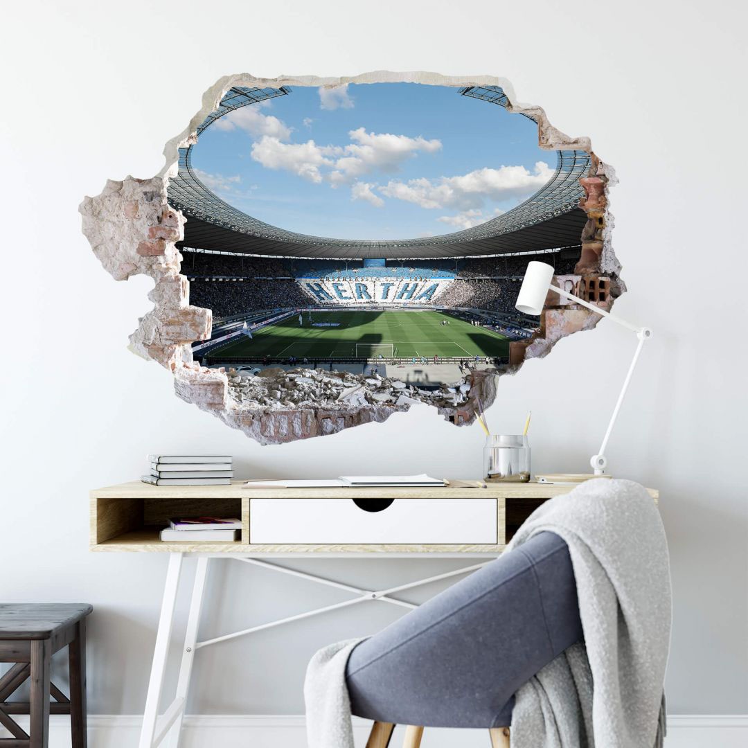 Image of Wall-Art Wandtattoo »3D Arena Hertha Stadion bei Tag«, (1 St.) bei Ackermann Versand Schweiz