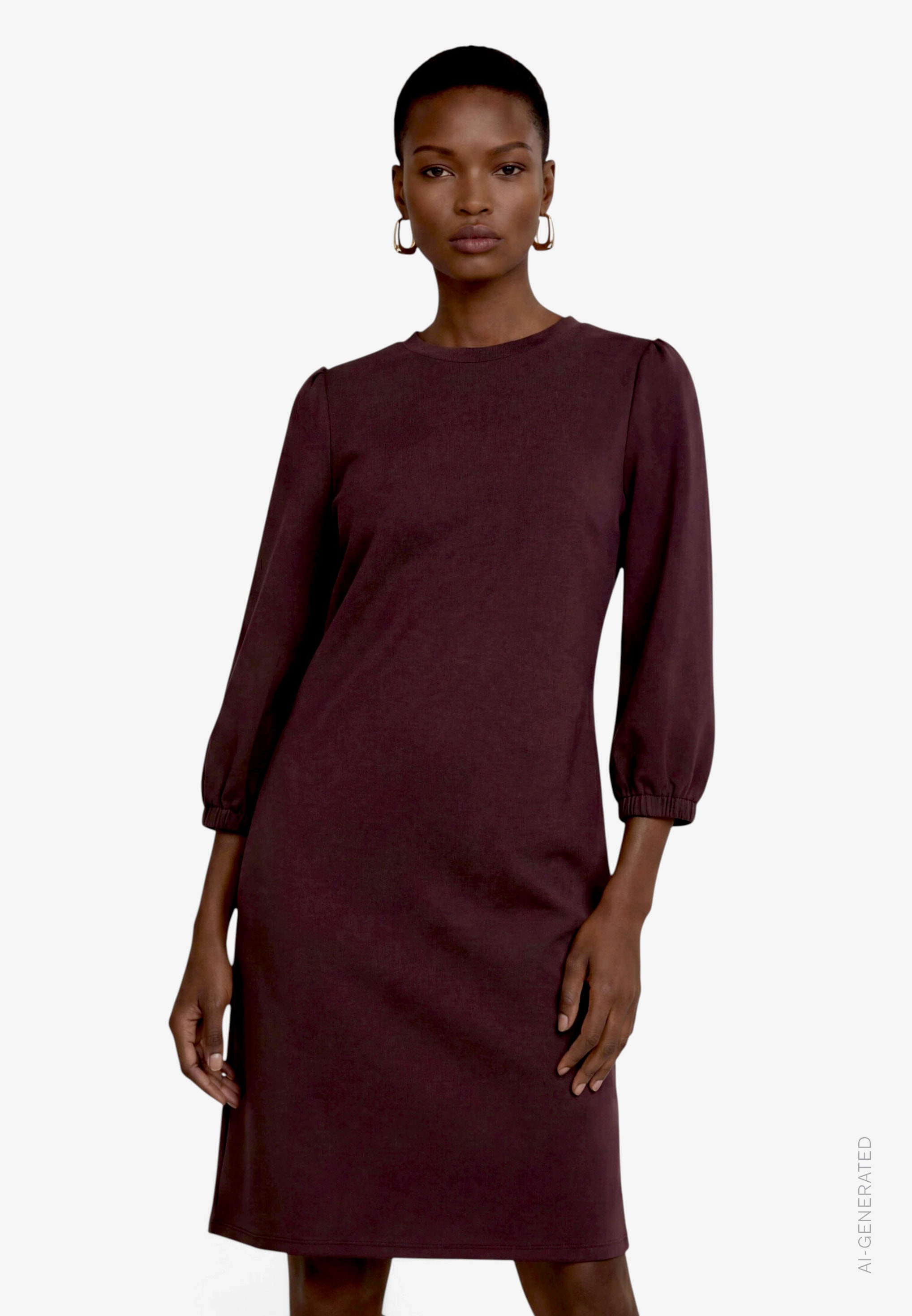 Image of Zero Sweatkleid Ohne Taschen mit 3/4 Arm