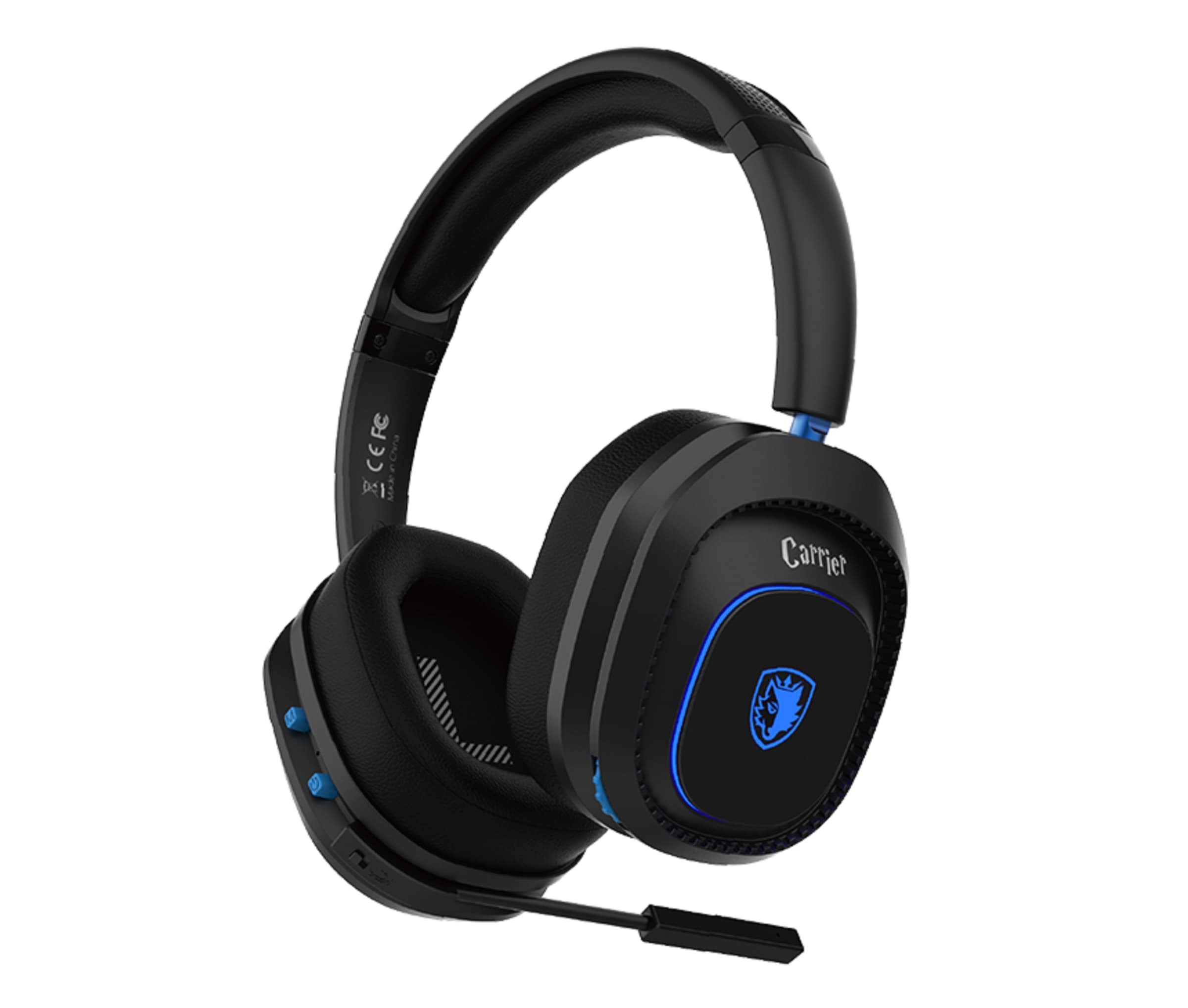 Sades Gaming-Headset »Carrier SA-203«, Rauschunterdrückung, kabellos, Stereo, Over Ear, Bluetooth 5.0, 2,4G, 3,5 mm