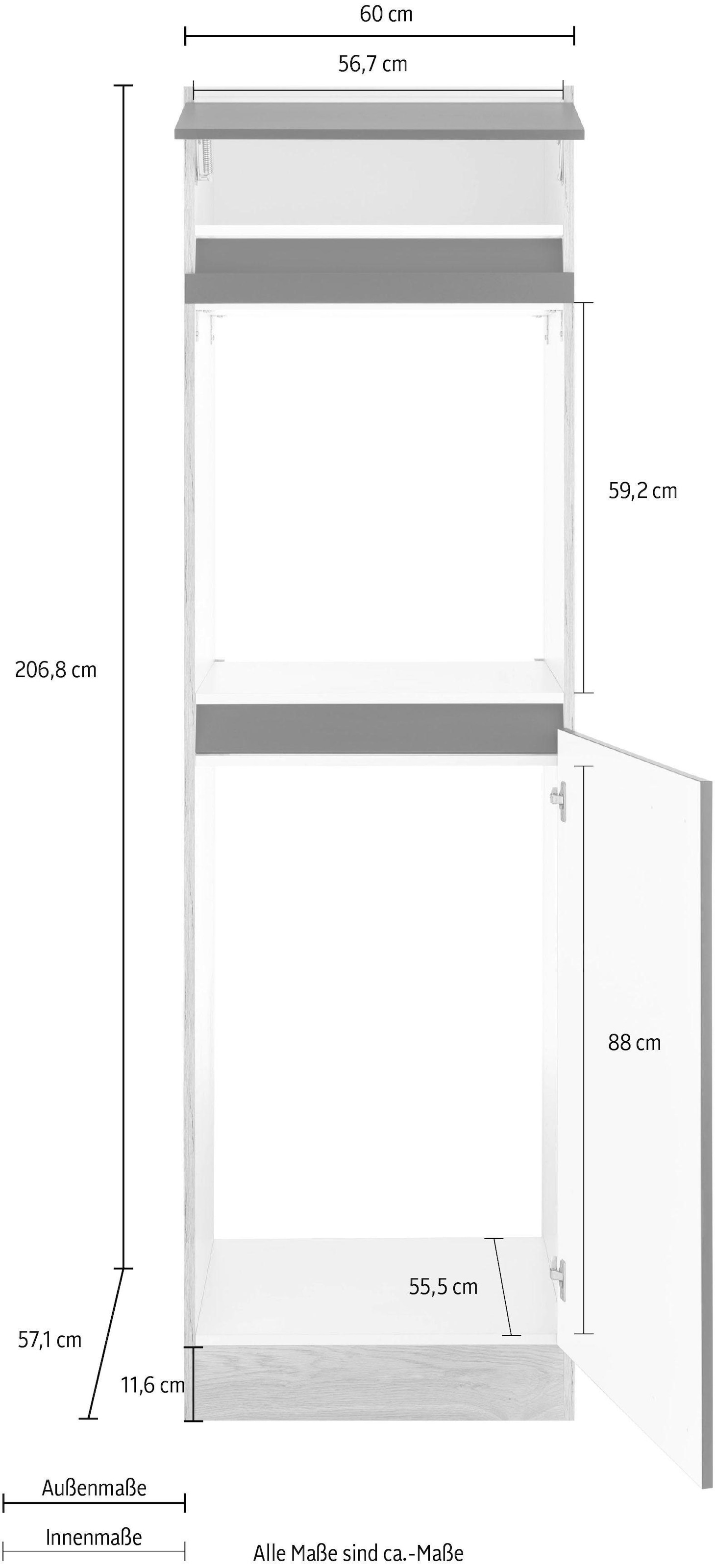 OPTIFIT Backofenumbauschrank »Roth«, Breite 60 cm