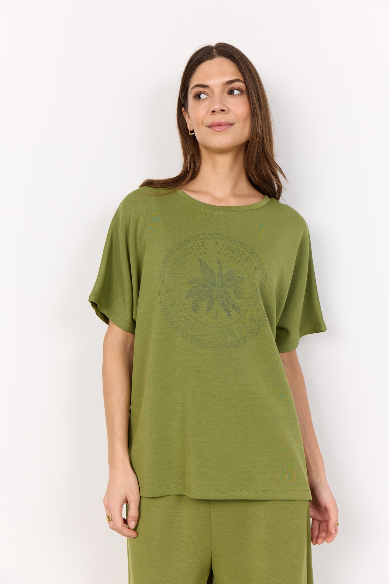 Image of soyaconcept T-Shirt "SC-BANU 230" aus Viskosemischung mit Modal, Polyester und Elasthan, Kurzarm