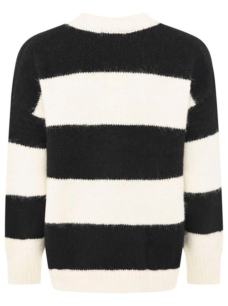 Zwillingsherz Pull en tricot »"Blockstreifen"« Rundhalsausschnitt,  mit breiten Streifen und Wollanteil