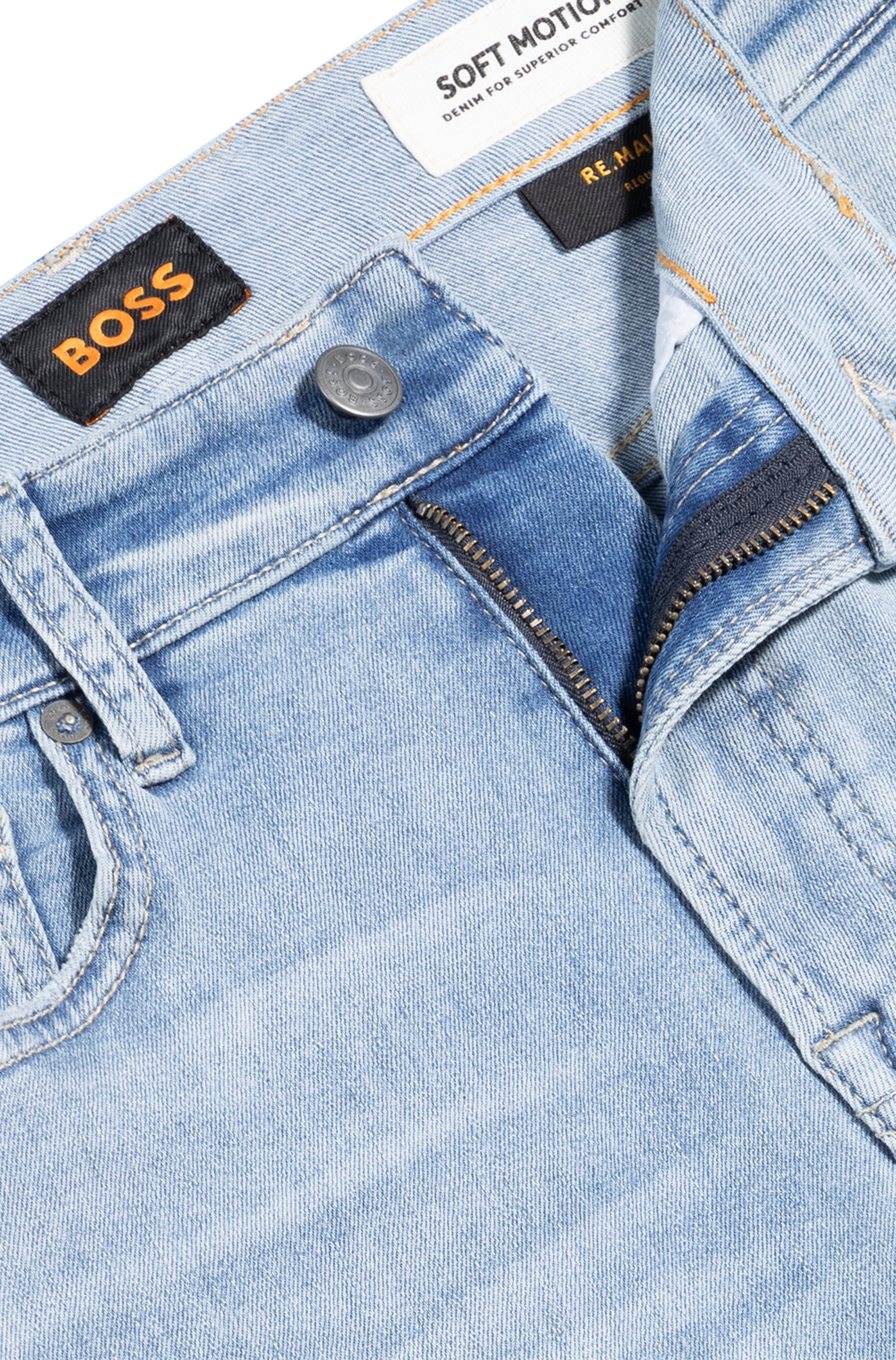 BOSS ORANGE Regular-fit-Jeans »Re Maine«, mit BOSS-Lederbadge