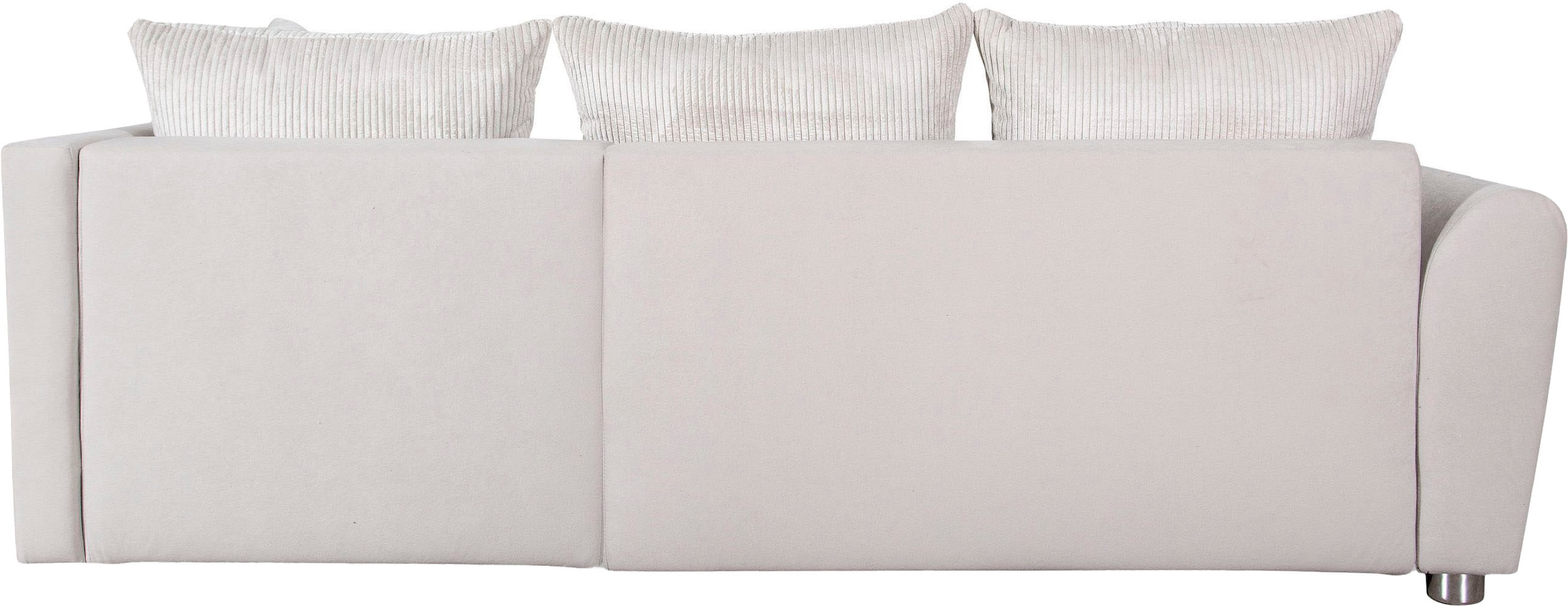 COLLECTION AB Ecksofa »Jana XL L-Form, B: 250 cm« Schlaffunktion, Bettkasten & 1 Zierkissen, Federkern