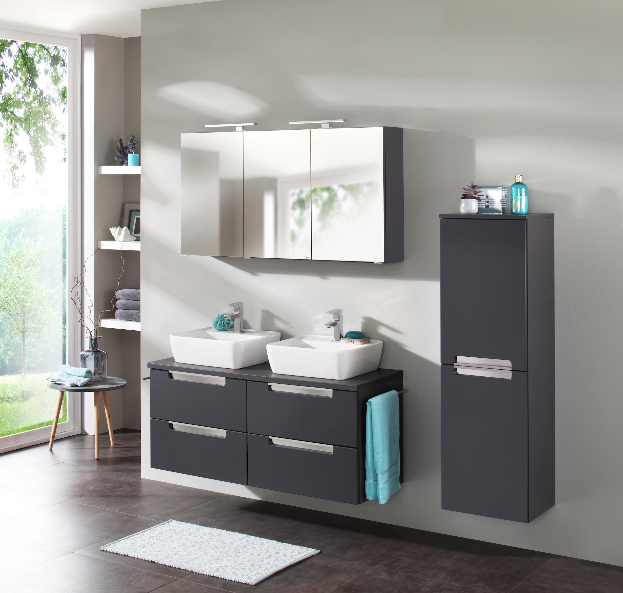 welltime Midischrank »Malibu«, Breite 40 cm, mit viel Stauraum