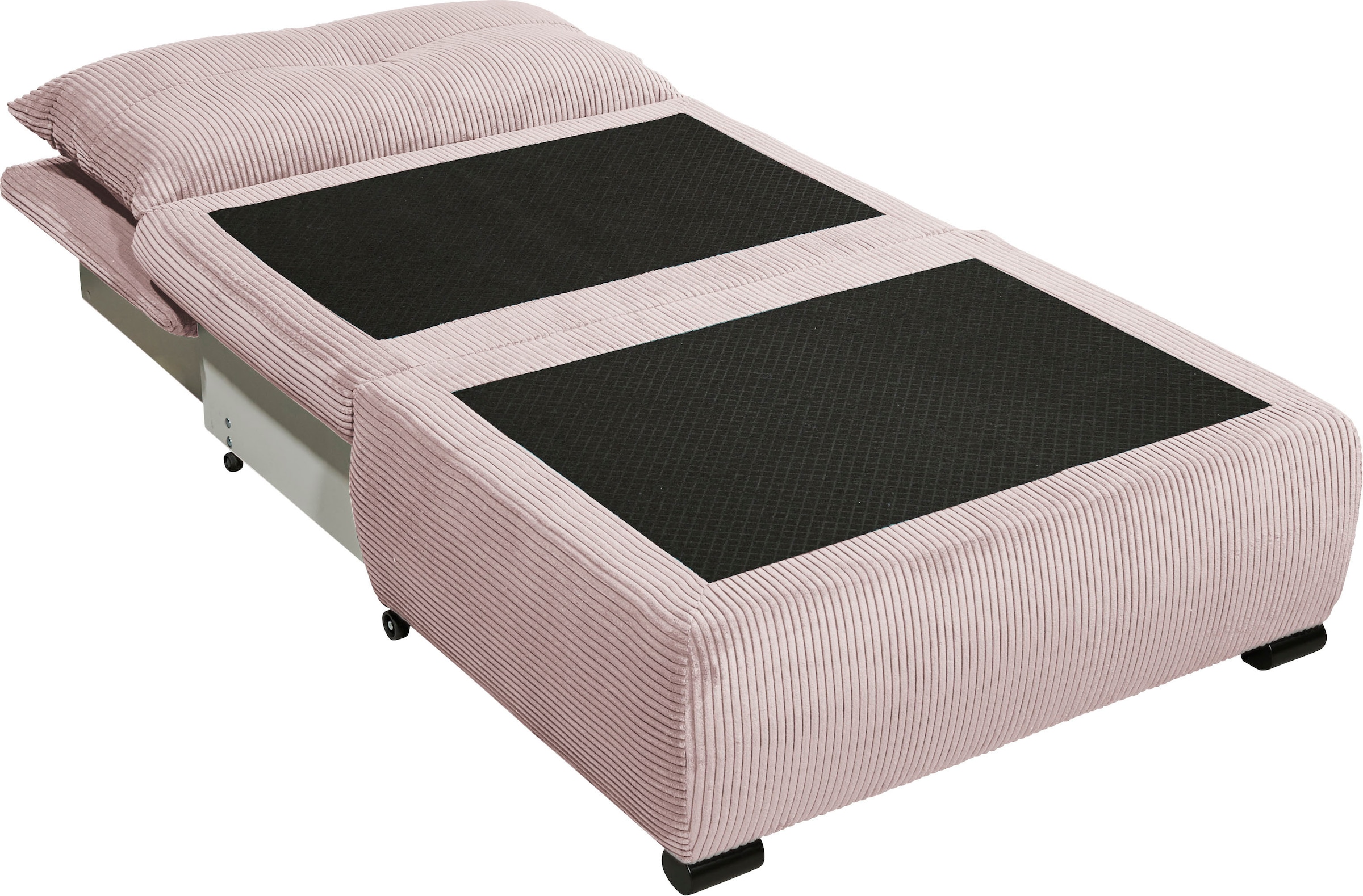ED EXCITING DESIGN Schlafsofa »Charlie«, Schlafsessel mit Bettkasten & 1 Rückenkissen