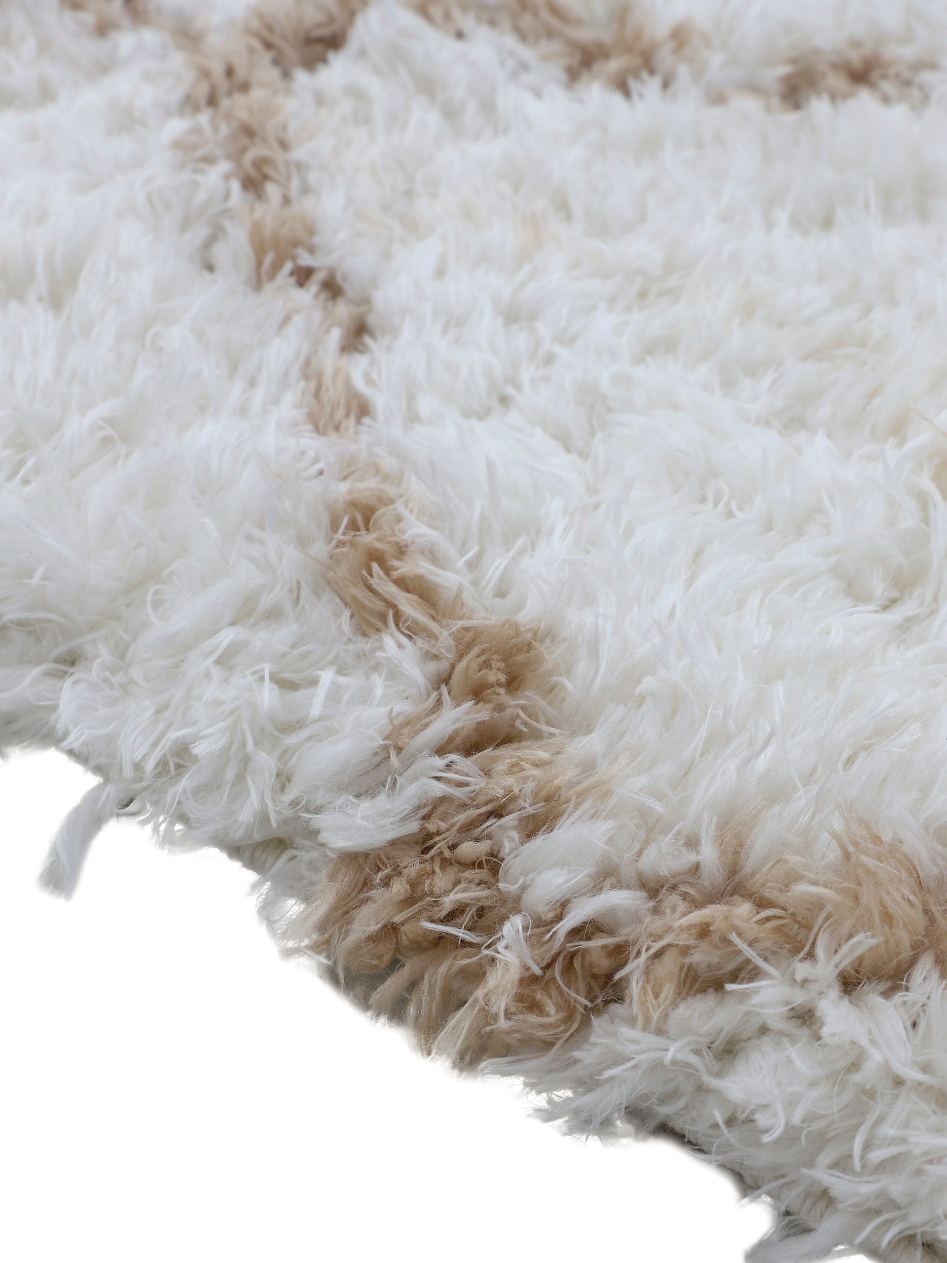 carpetfine Hochflor-Teppich »Eddy«, rund, 30 mm Höhe, Shaggy Langflor mit Fransen, starke Grössenauswahl, Wohnzimmer