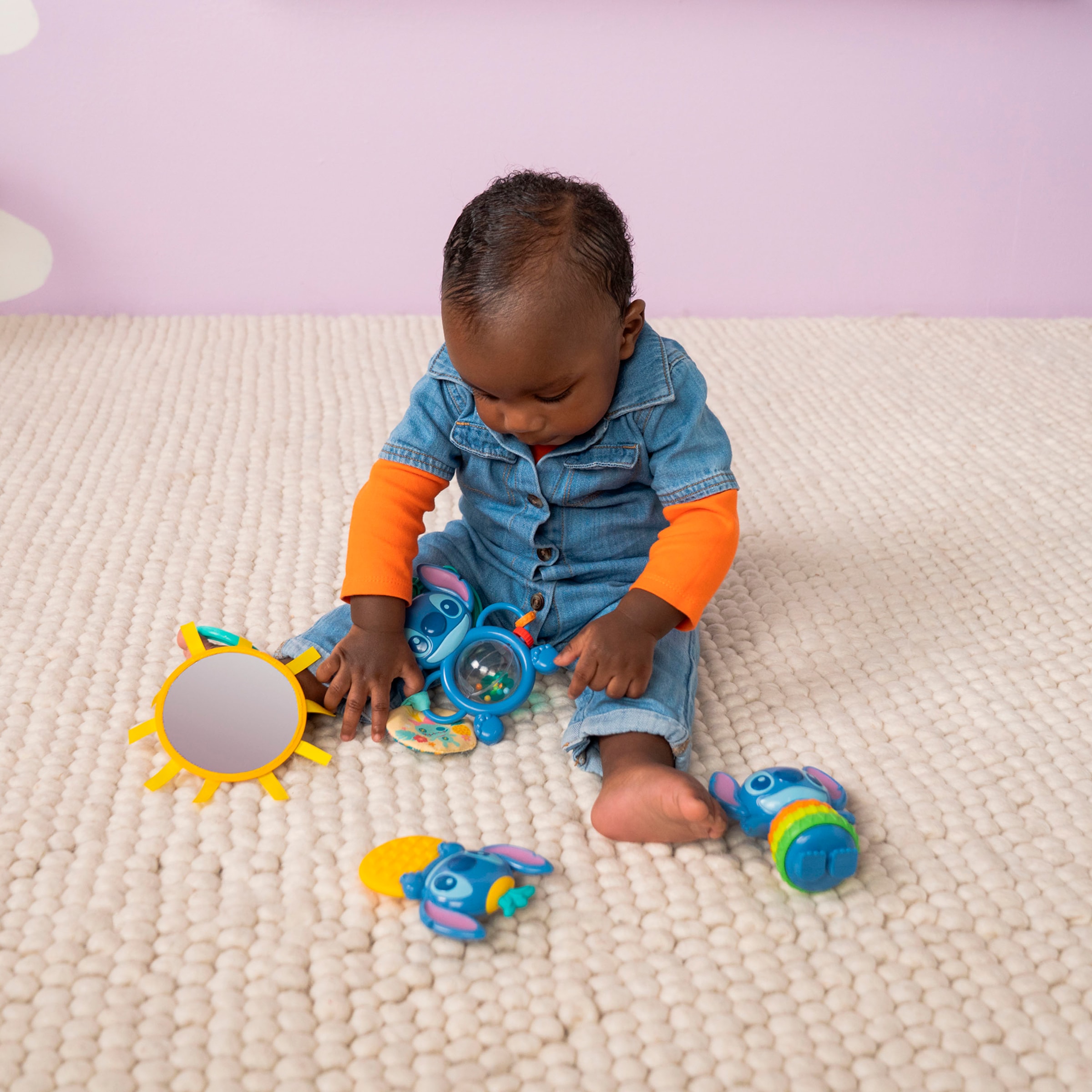 Bright Starts Greifspielzeug »Geschenkset Stitch Tropical Treasures«