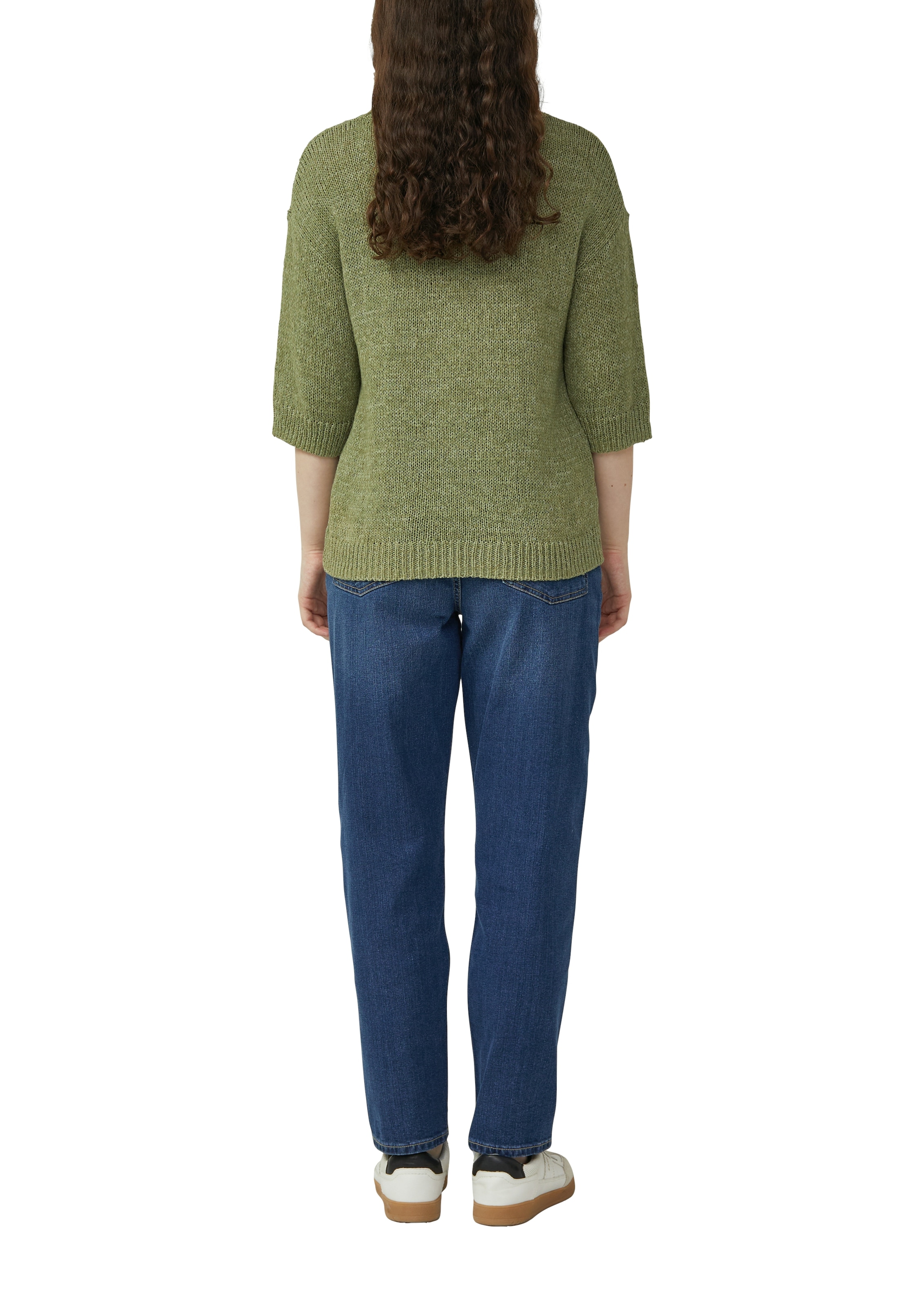 s.Oliver Pull à manches 3/4 Strickpullover mit Rundhals