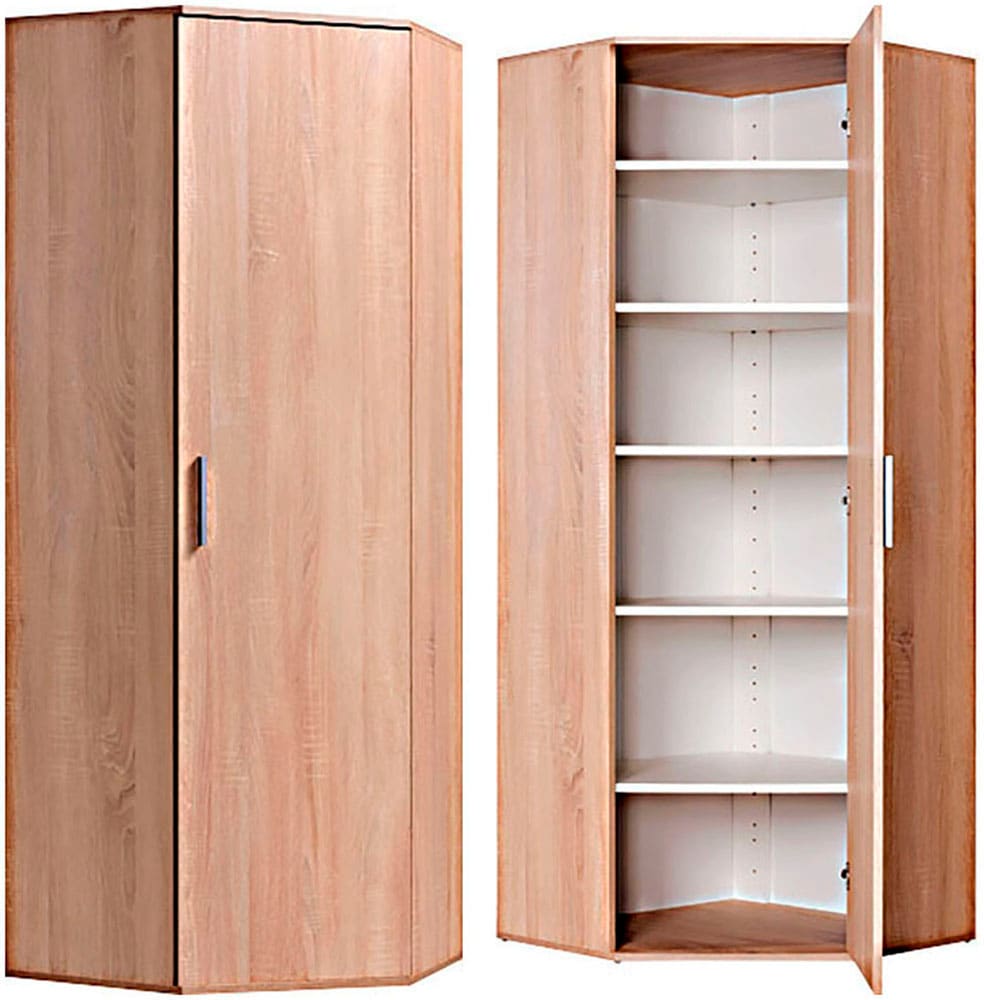 Image of Procontour Mehrzweckschrank "Eckschrank Clara" Höhe 167cm, mit variabel verstellbaren Einlegeböden