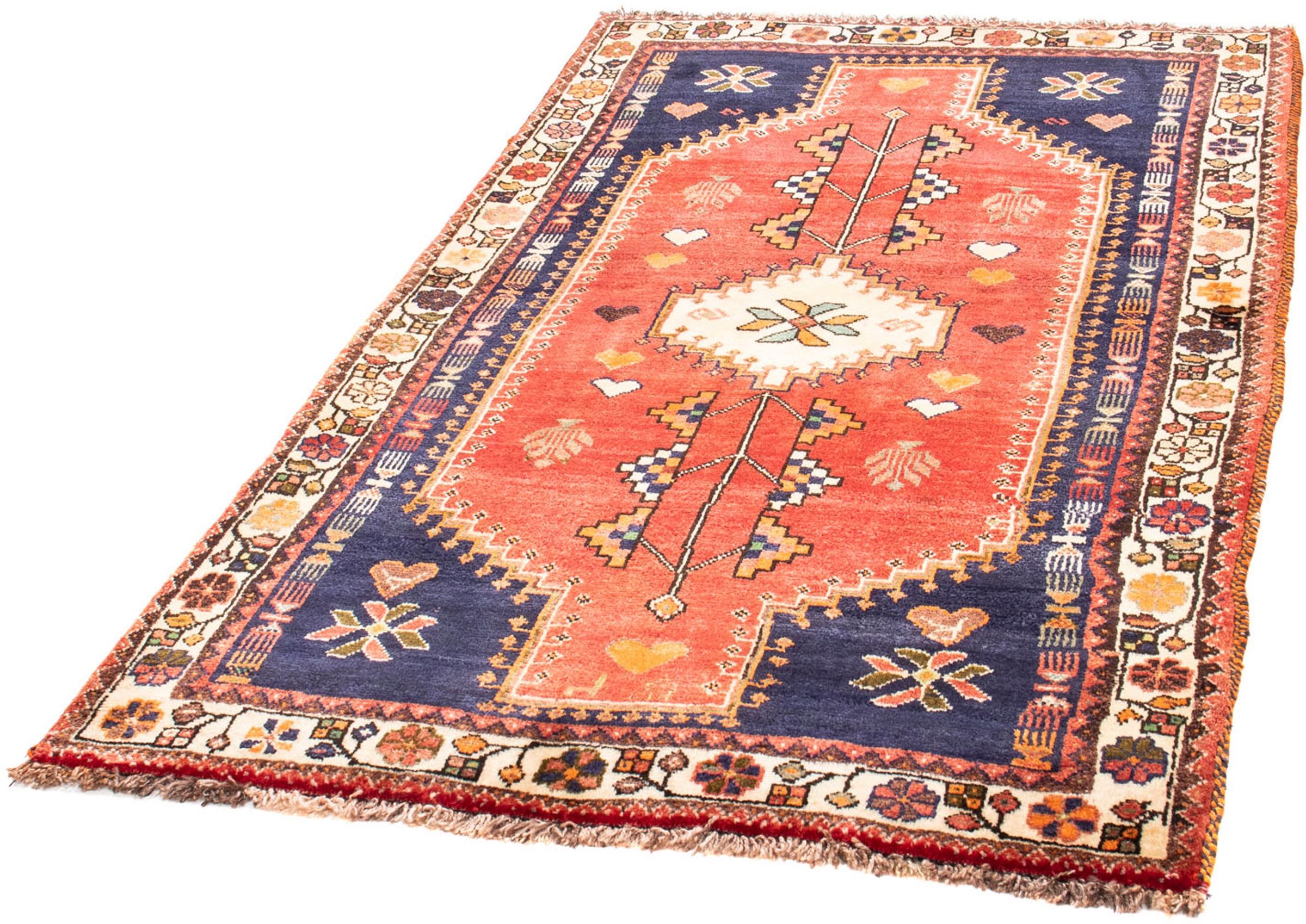 Image of morgenland Orientteppich »Perser - Nomadic - 175 x 113 cm - dunkelrot«, rechteckig, 10 mm Höhe, Wohnzimmer, Handgeknüpft, Einzelstück mit Zertifikat bei Ackermann Versand Schweiz