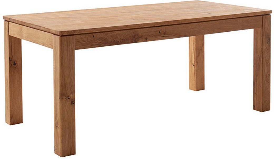 MCA furniture Esstisch »ETNA 4-Fuss Tisch«, (Einzelstück), Massivholz,durchgehende Lamelle,Stollenfuss 10x10cm,Tischplatte 2,5cm