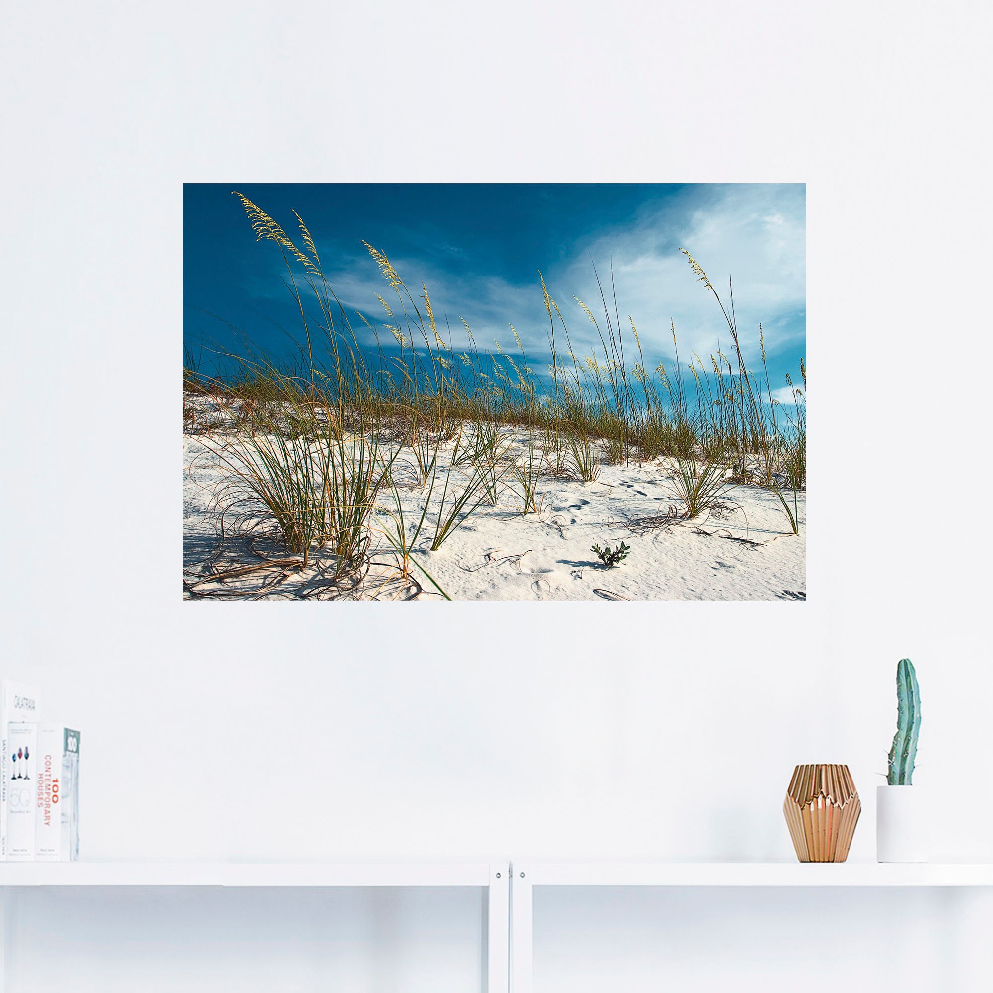 Artland Wandbild »Sanddüne und Gräser«, Strand, (1 St.), als Alubild,  Leinwandbild, Wandaufkleber oder Poster in versch. Grössen kaufen