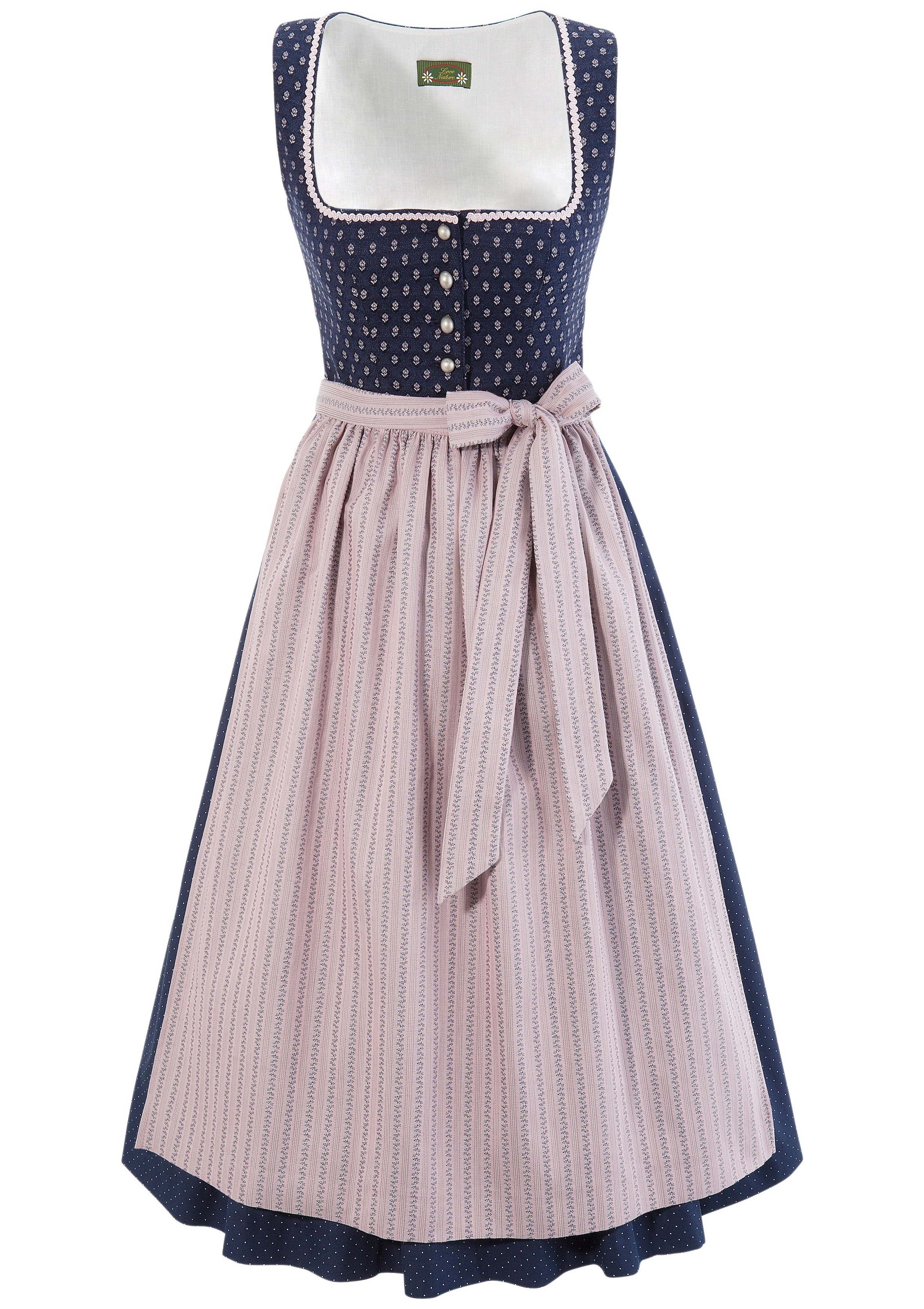 Dirndl midi mit Blümchenmuster