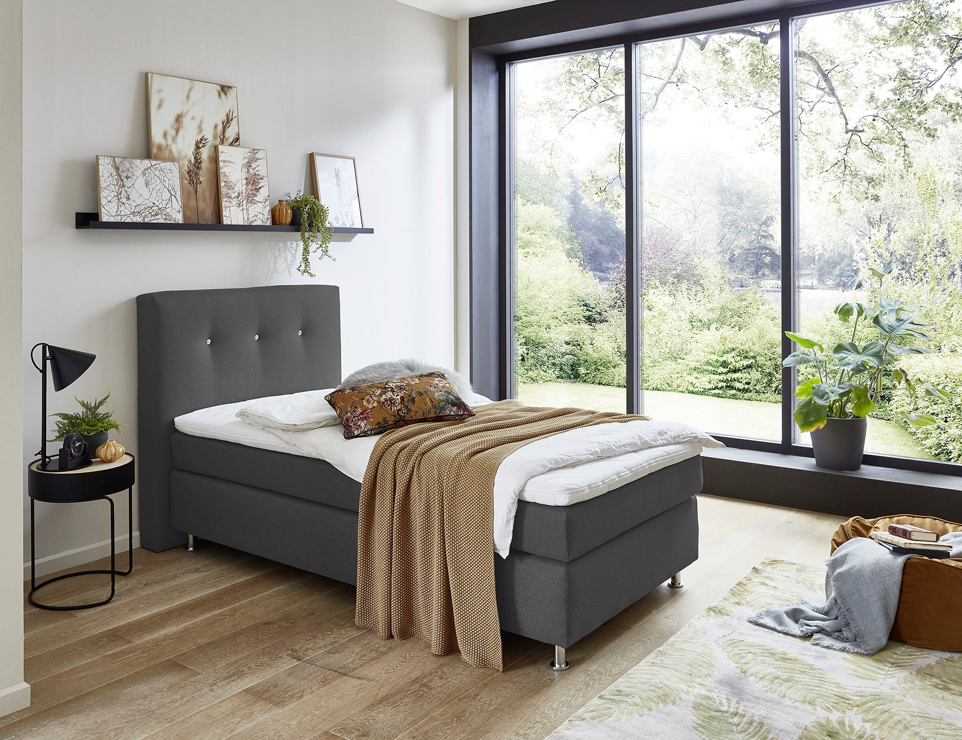 Westfalia Schlafkomfort Boxspringbett mit Topper