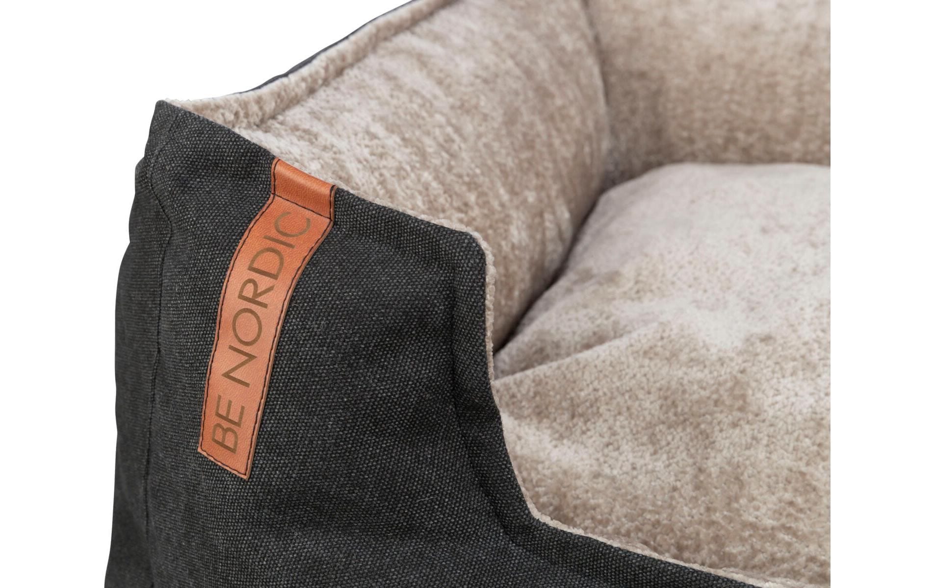 TRIXIE Tierbett »BE NORDIC Föhr, 100 × 80 cm, Schwarz/Sand«