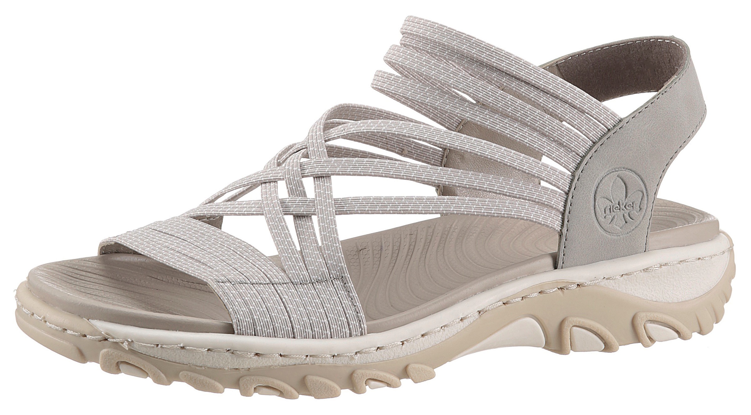 Image of Rieker Riemchensandale, mit elastischen Stretchbändern bei Ackermann Versand Schweiz